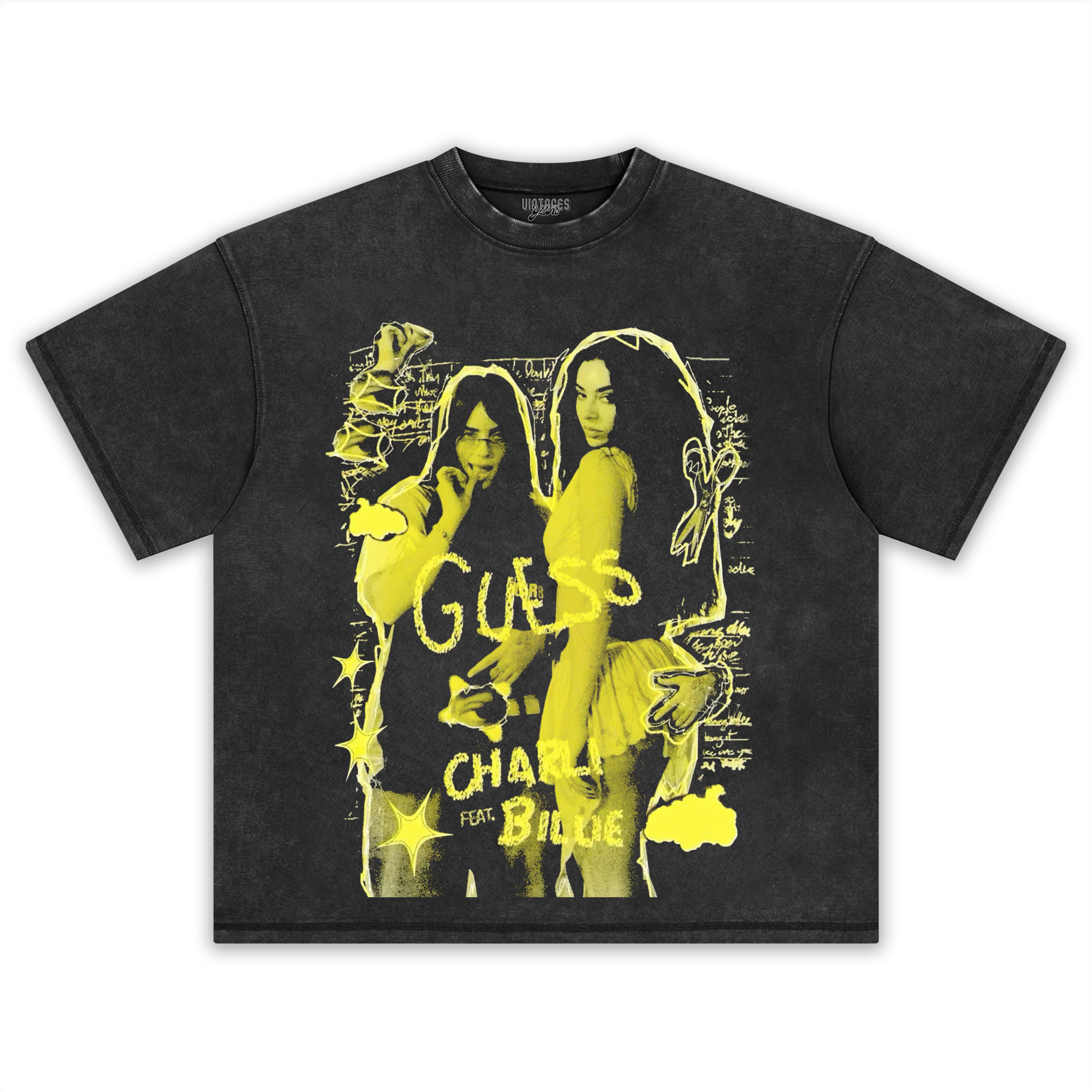CHARLI XCX & BILLIE EILISH - GUESS V2 TEE & LS & HOODIE