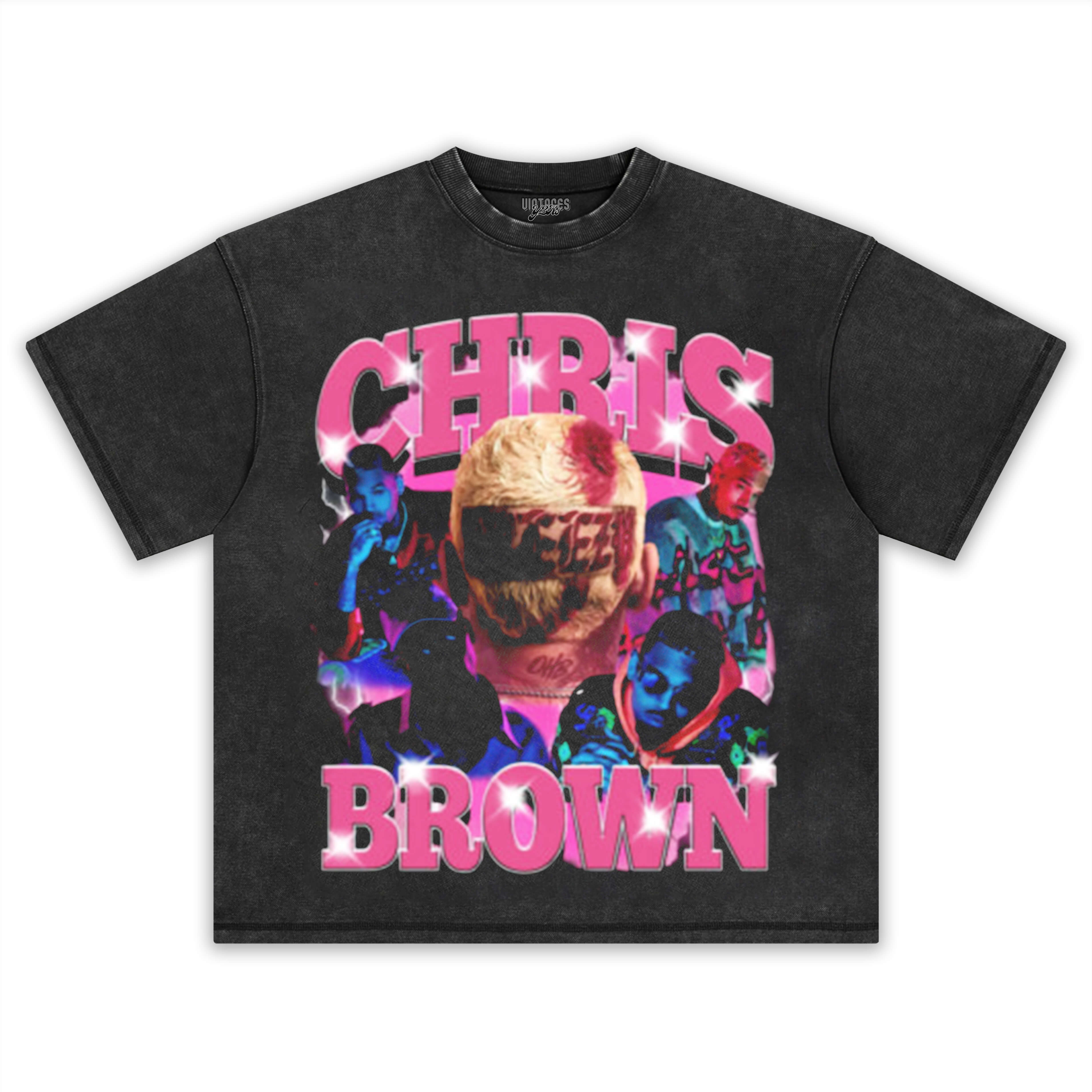 CHRIS BROWN RETRO NEON BREEZY TOUR TEE & LS & HOODIE