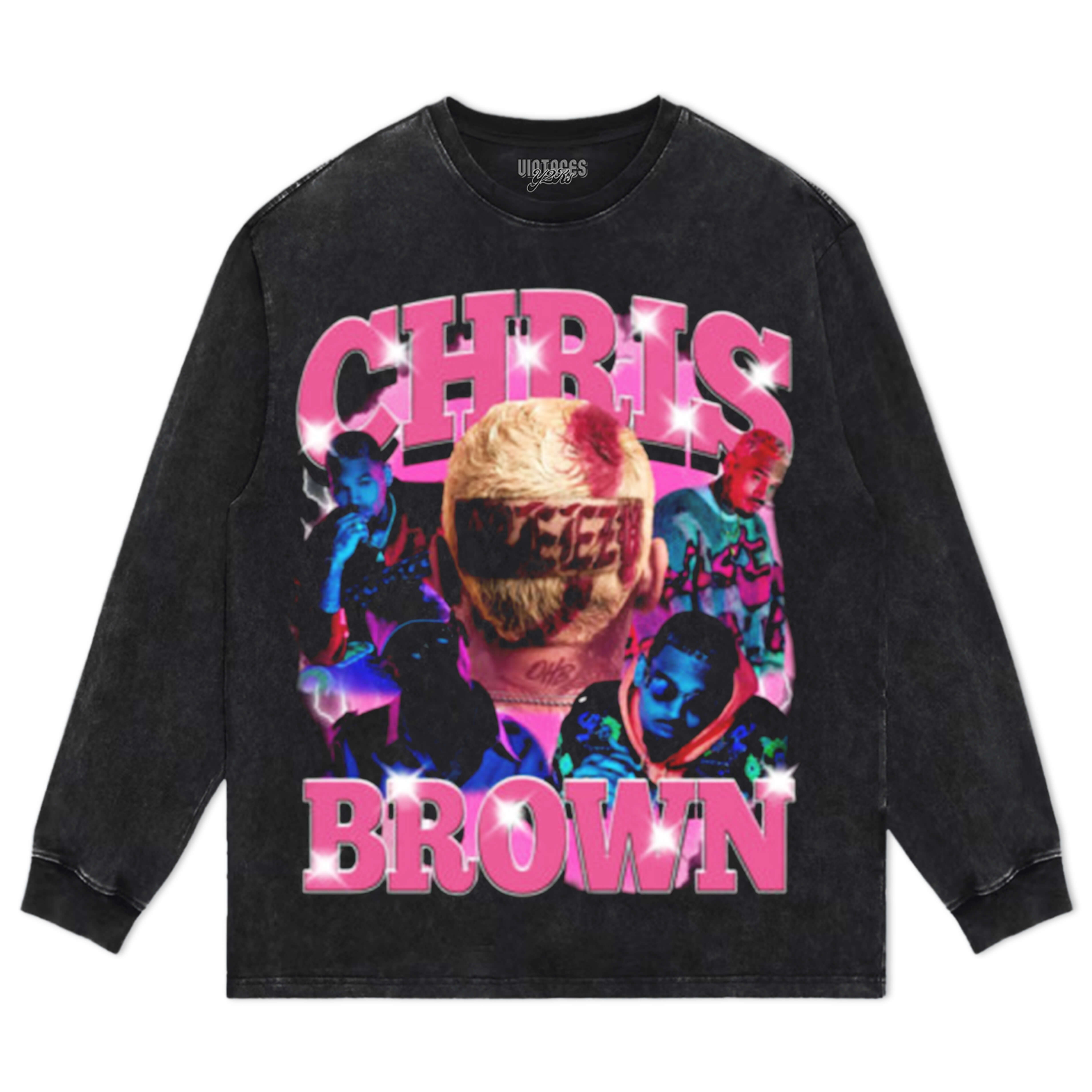 CHRIS BROWN RETRO NEON BREEZY TOUR TEE & LS & HOODIE