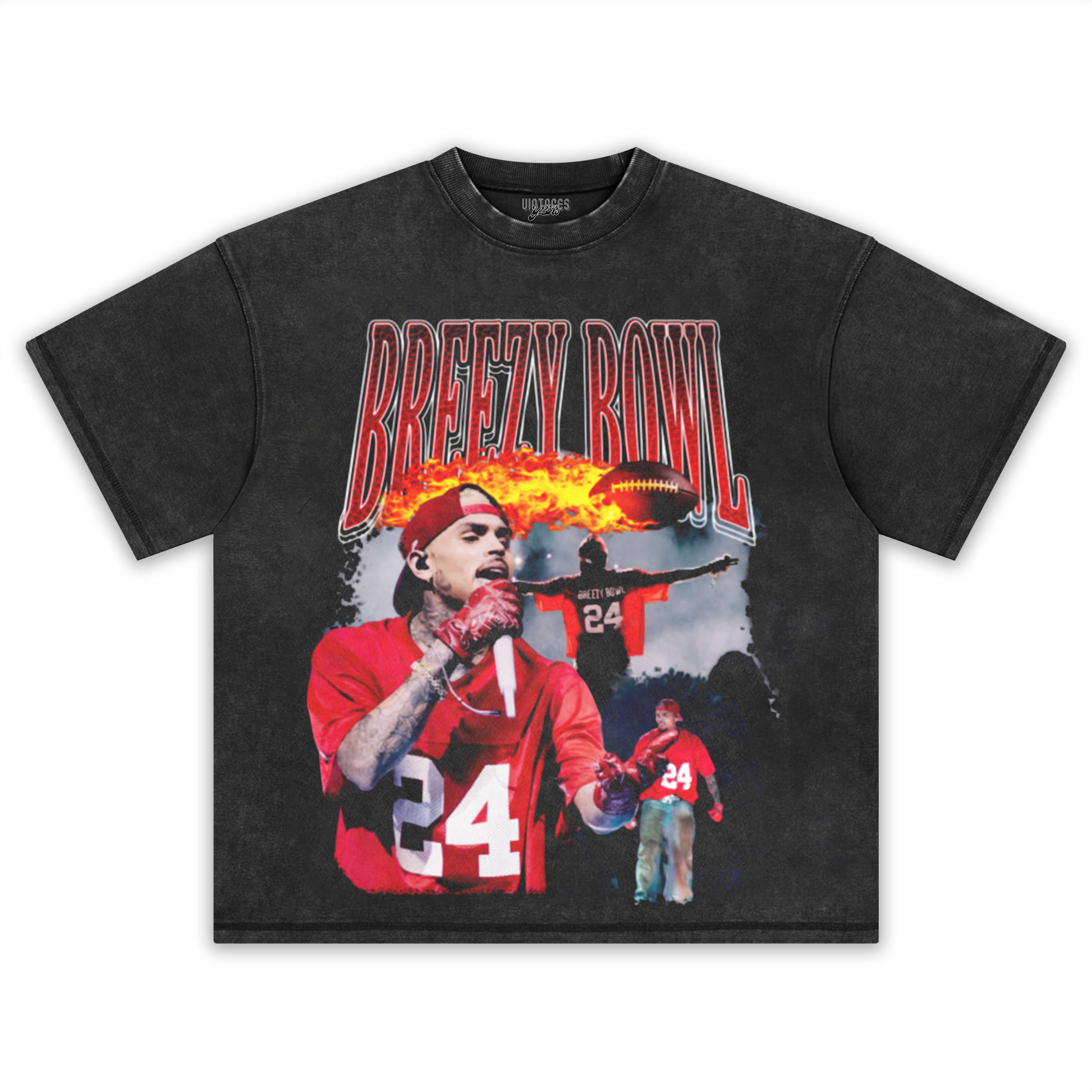 CHRIS BROWN VINTAGE V2 TEE & LS & HOODIE