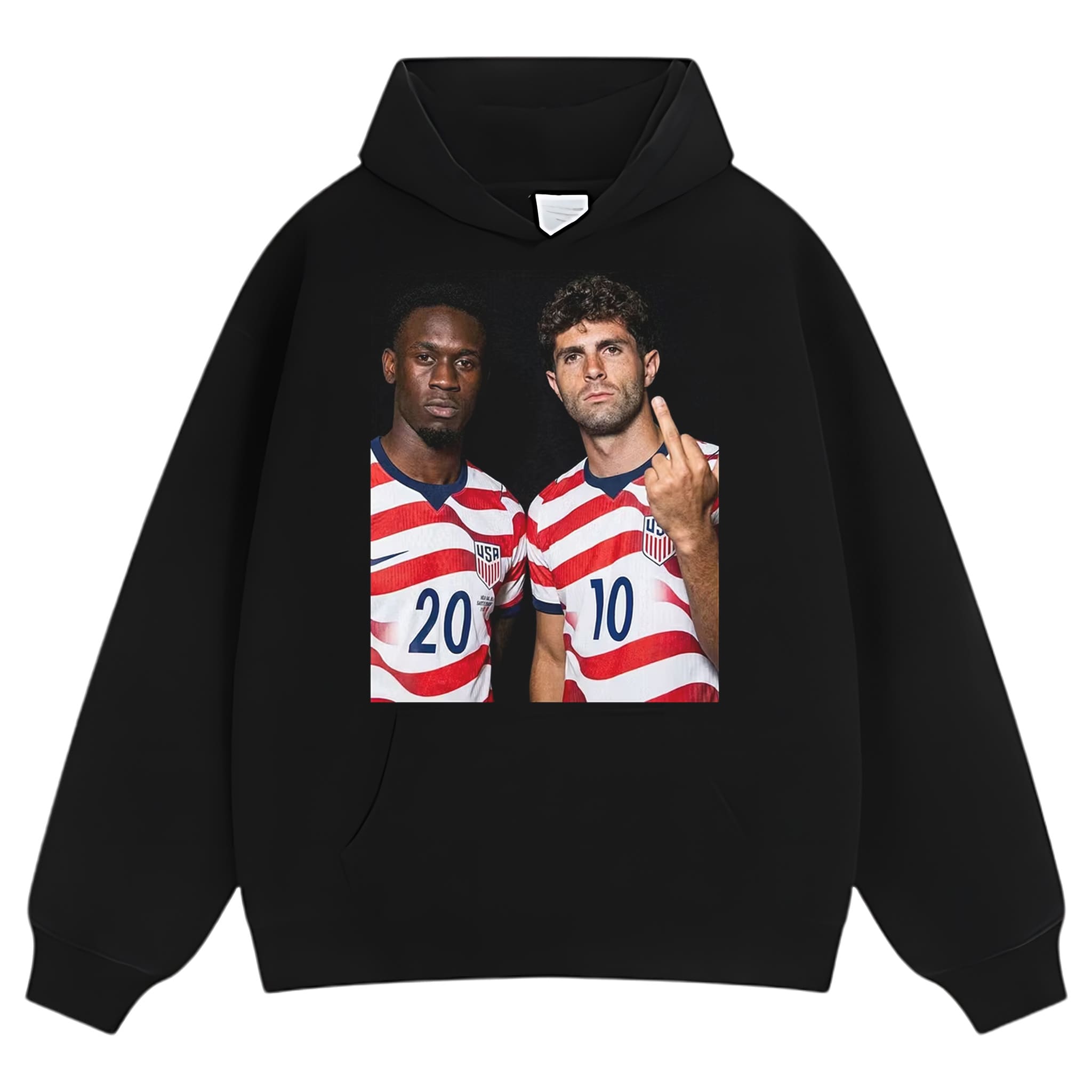 CHRISTIAN PULISIC & FOLARIN BALOGUN TANK TOP & TEE & LONG SLEEVE & LAYERED LS & HOODIE