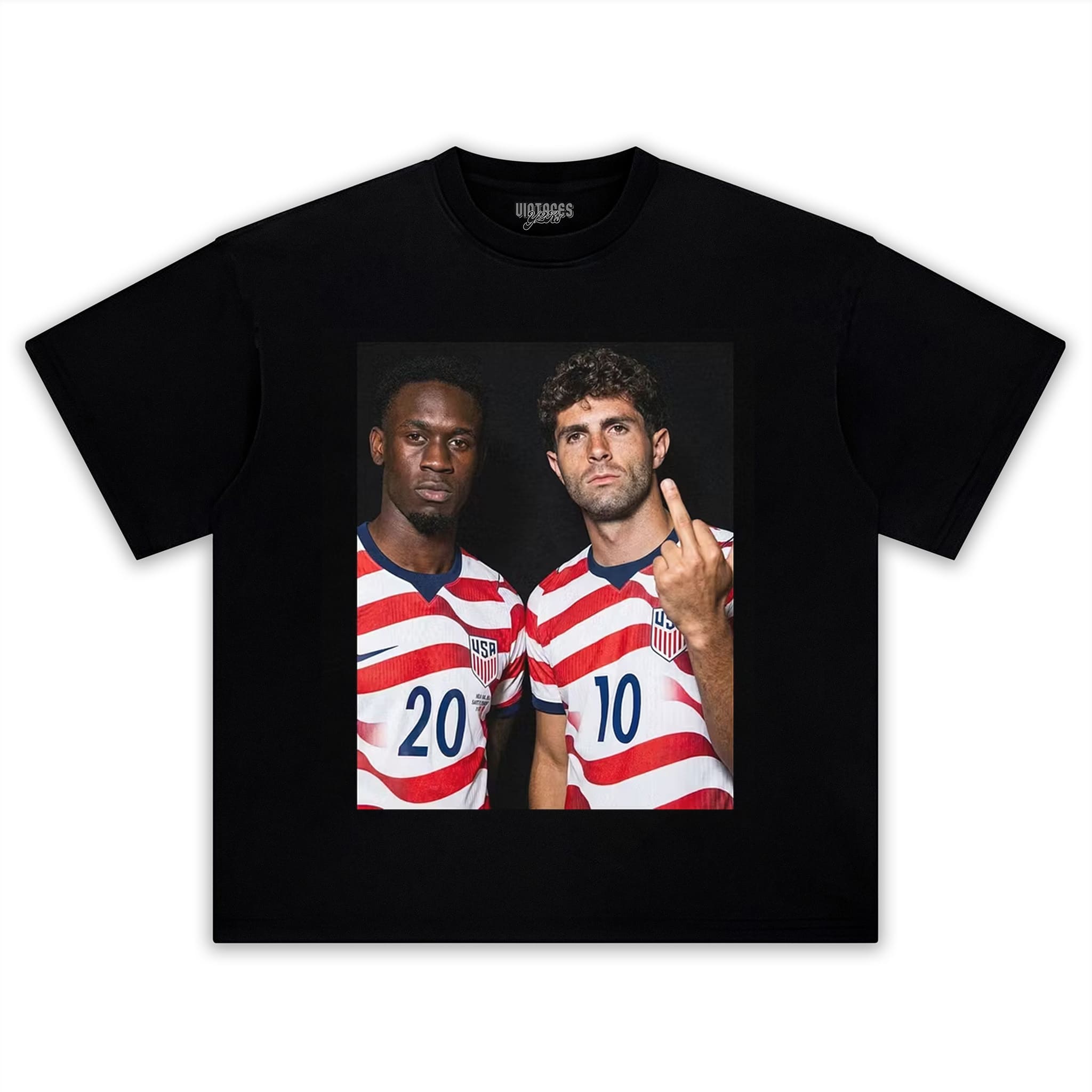 CHRISTIAN PULISIC & FOLARIN BALOGUN TANK TOP & TEE & LONG SLEEVE & LAYERED LS & HOODIE