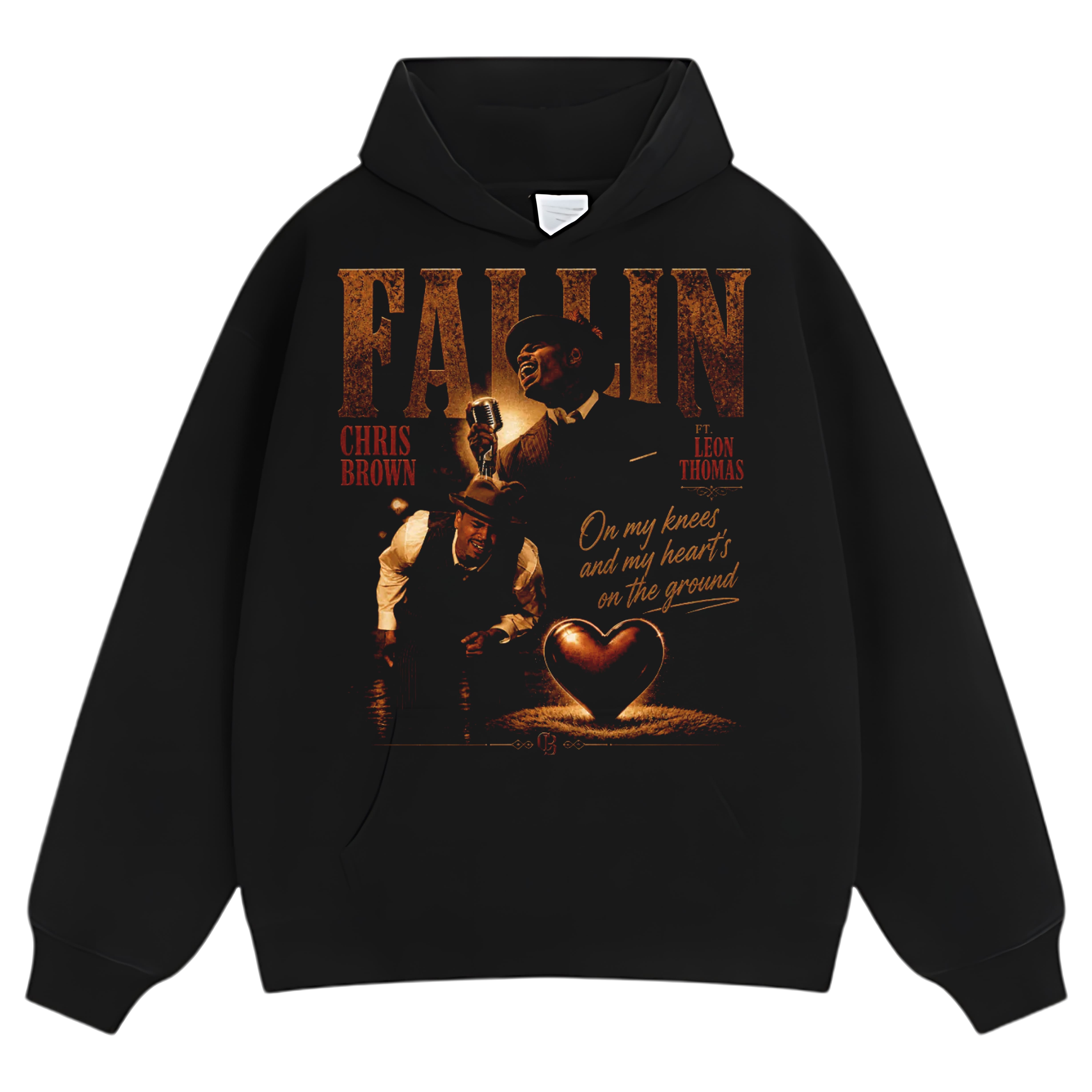 CHRIS BROWN & LEON THOMAS - FALLIN TANK TOP & TEE & LONG SLEEVE & LAYERED LS & HOODIE
