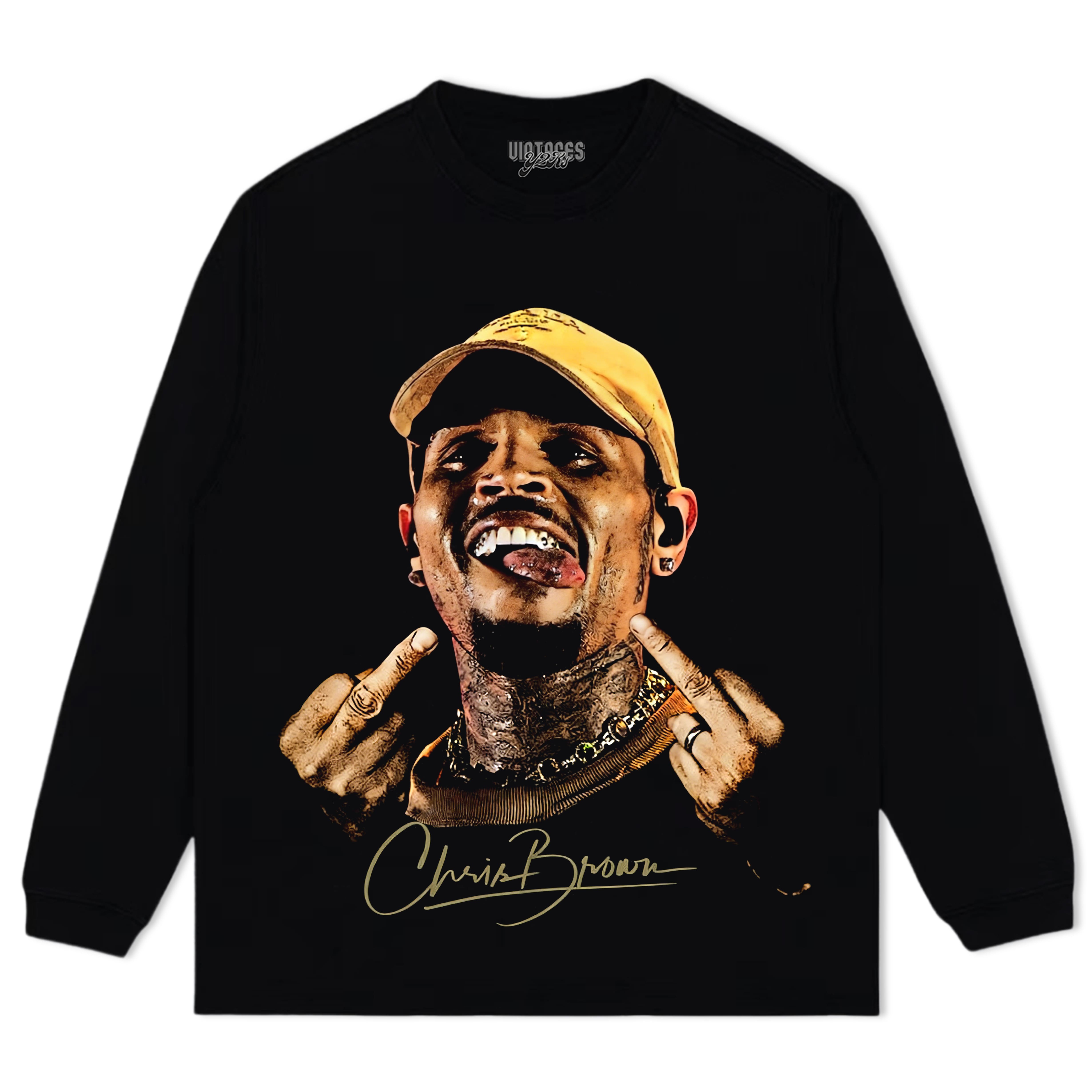 CHRIS BROWN MIDDLE VINTAGE TEE & LS & HOODIE