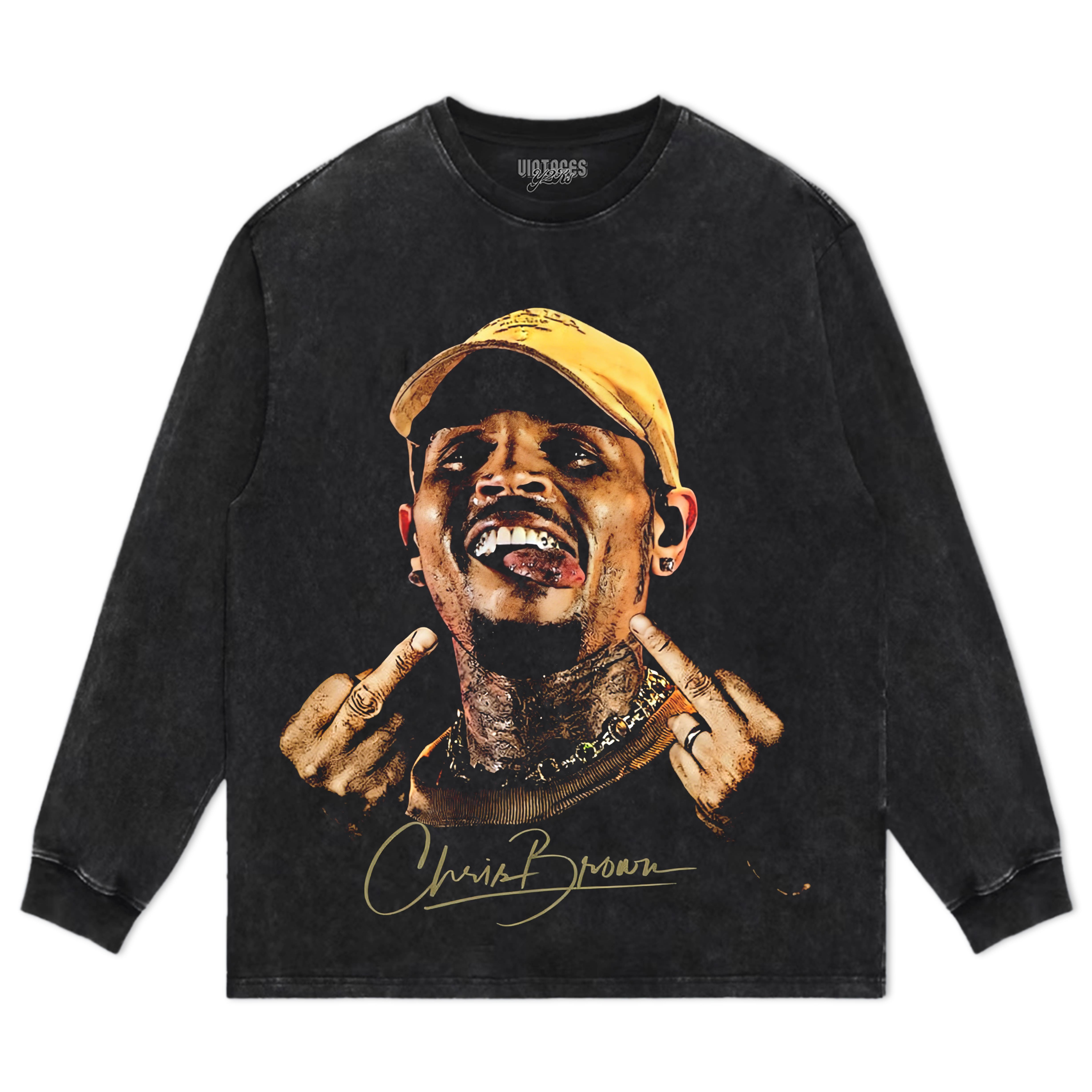 CHRIS BROWN MIDDLE VINTAGE TEE & LS & HOODIE