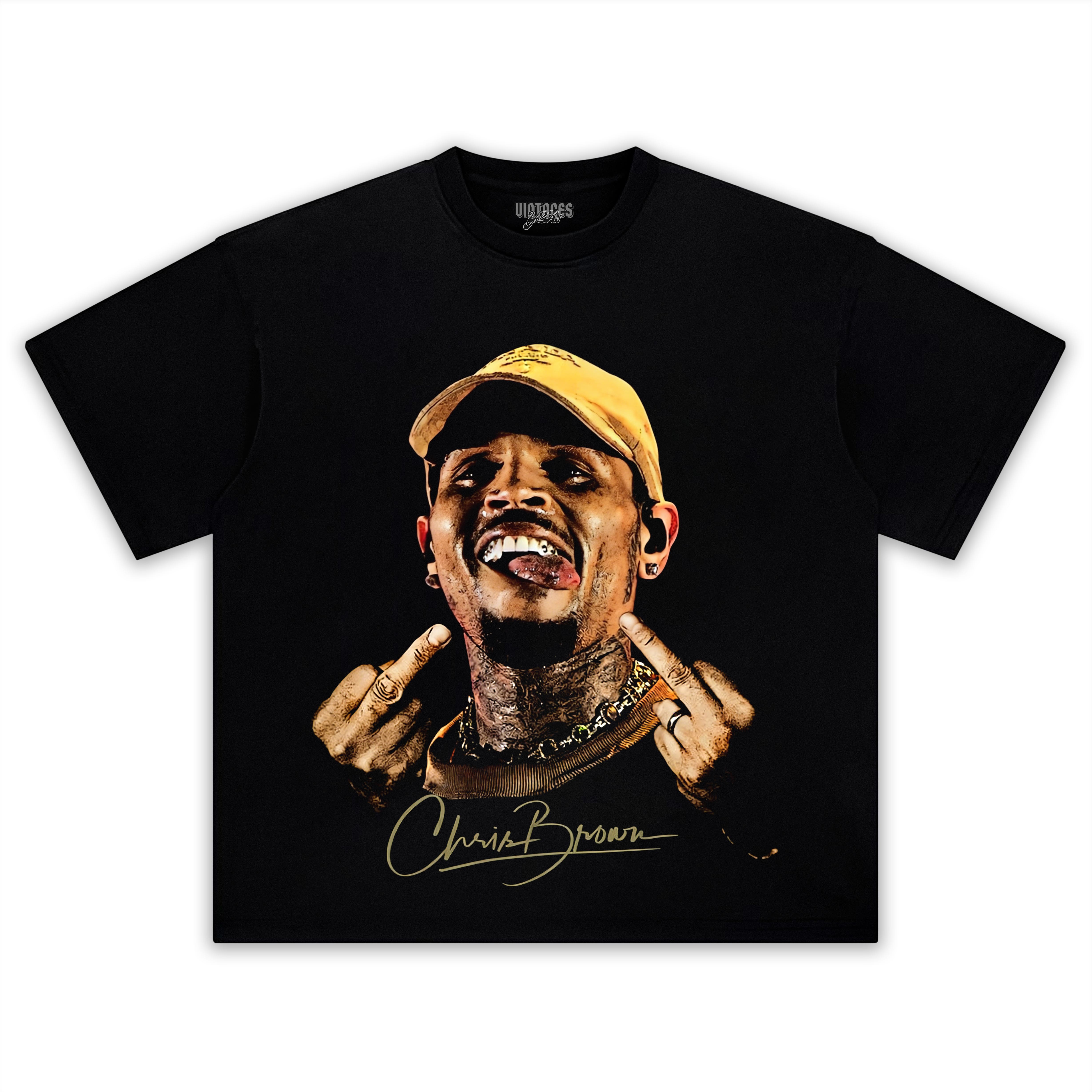 CHRIS BROWN MIDDLE VINTAGE TEE & LS & HOODIE