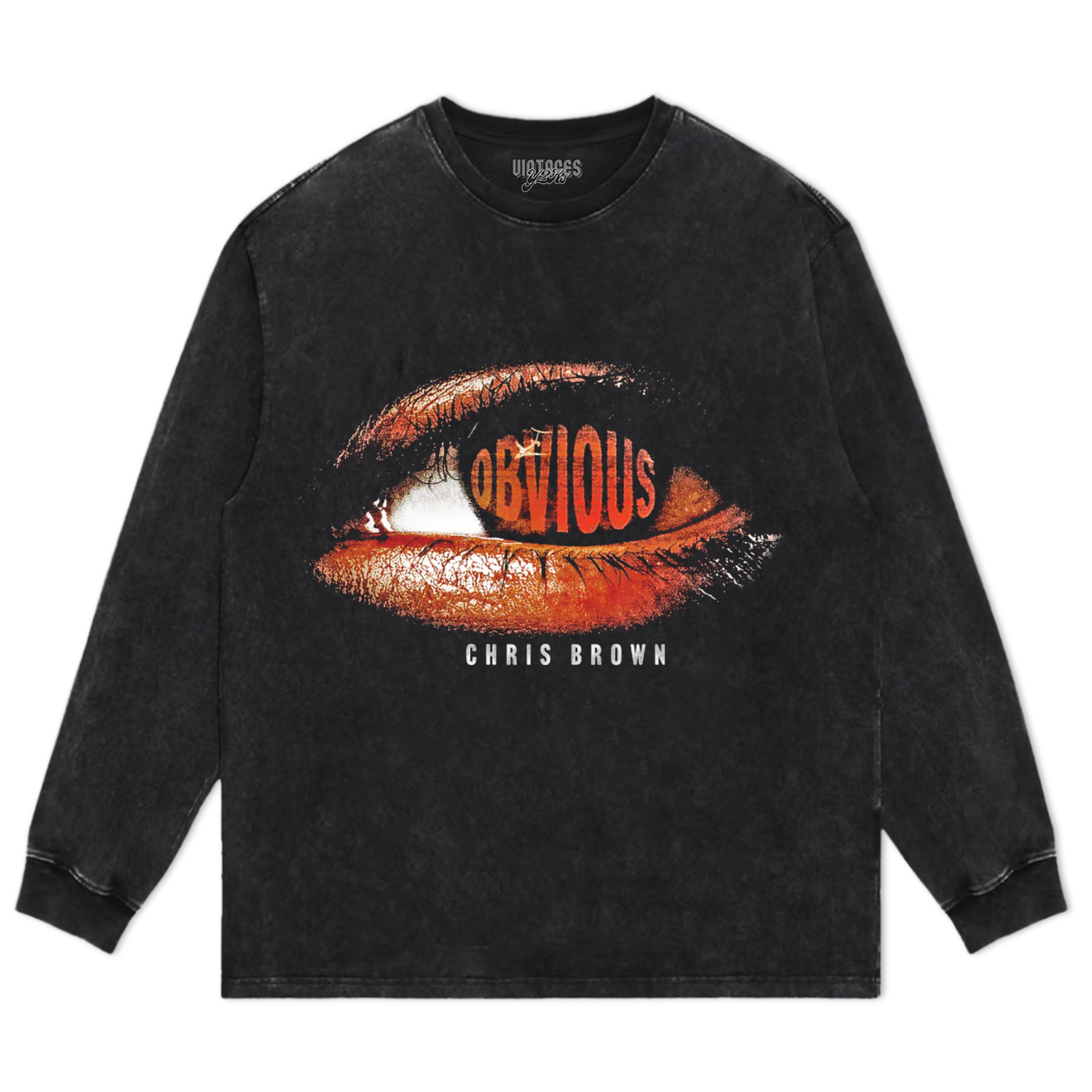 CHRIS BROWN OBVIOUS EYE TANK TOP & TEE & LONG SLEEVE & LAYERED LS & HOODIE