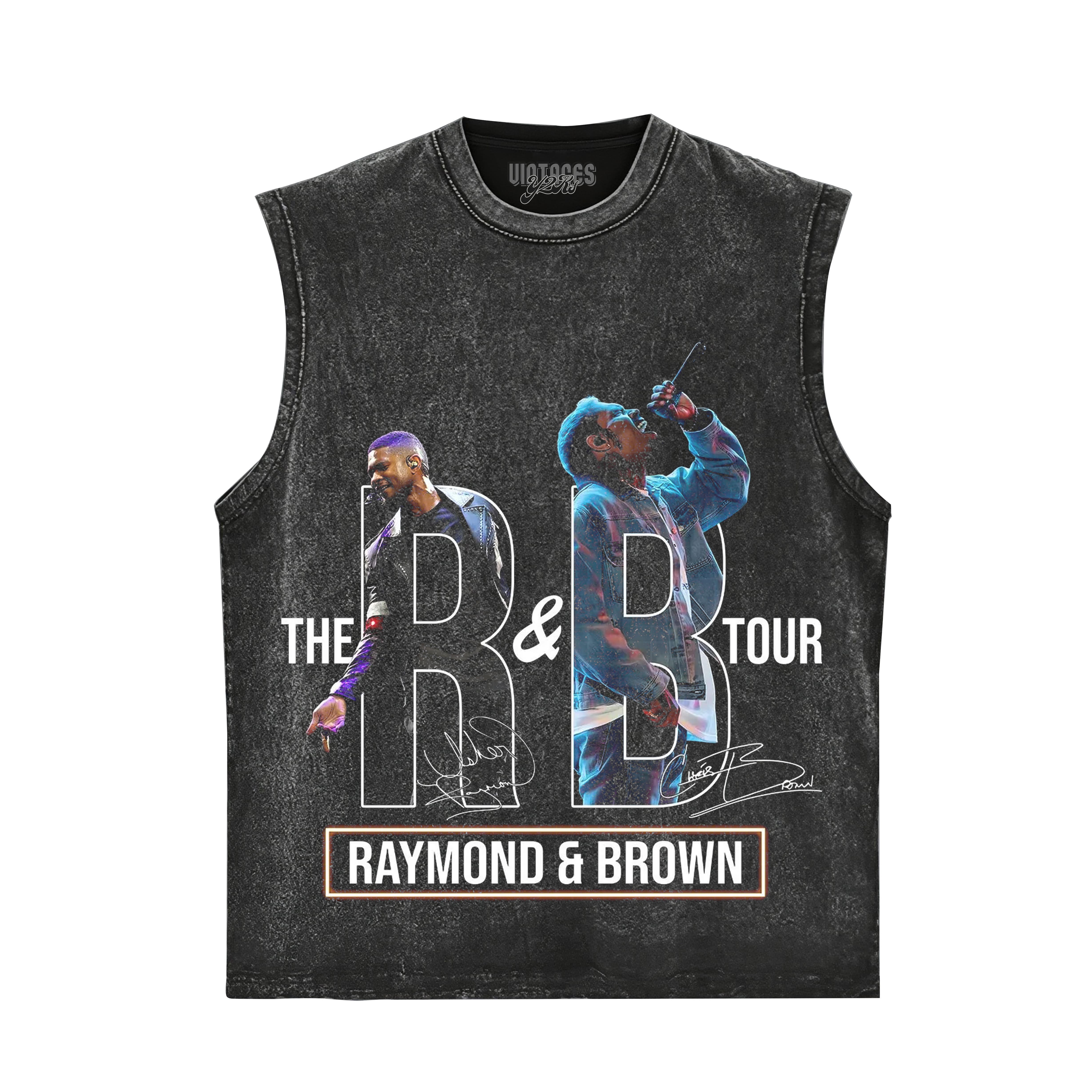 CHRIS BROWN & USHER THE R&B TOUR V6 TANK TOP & TEE & LONG SLEEVE & LAYERED LS & HOODIE