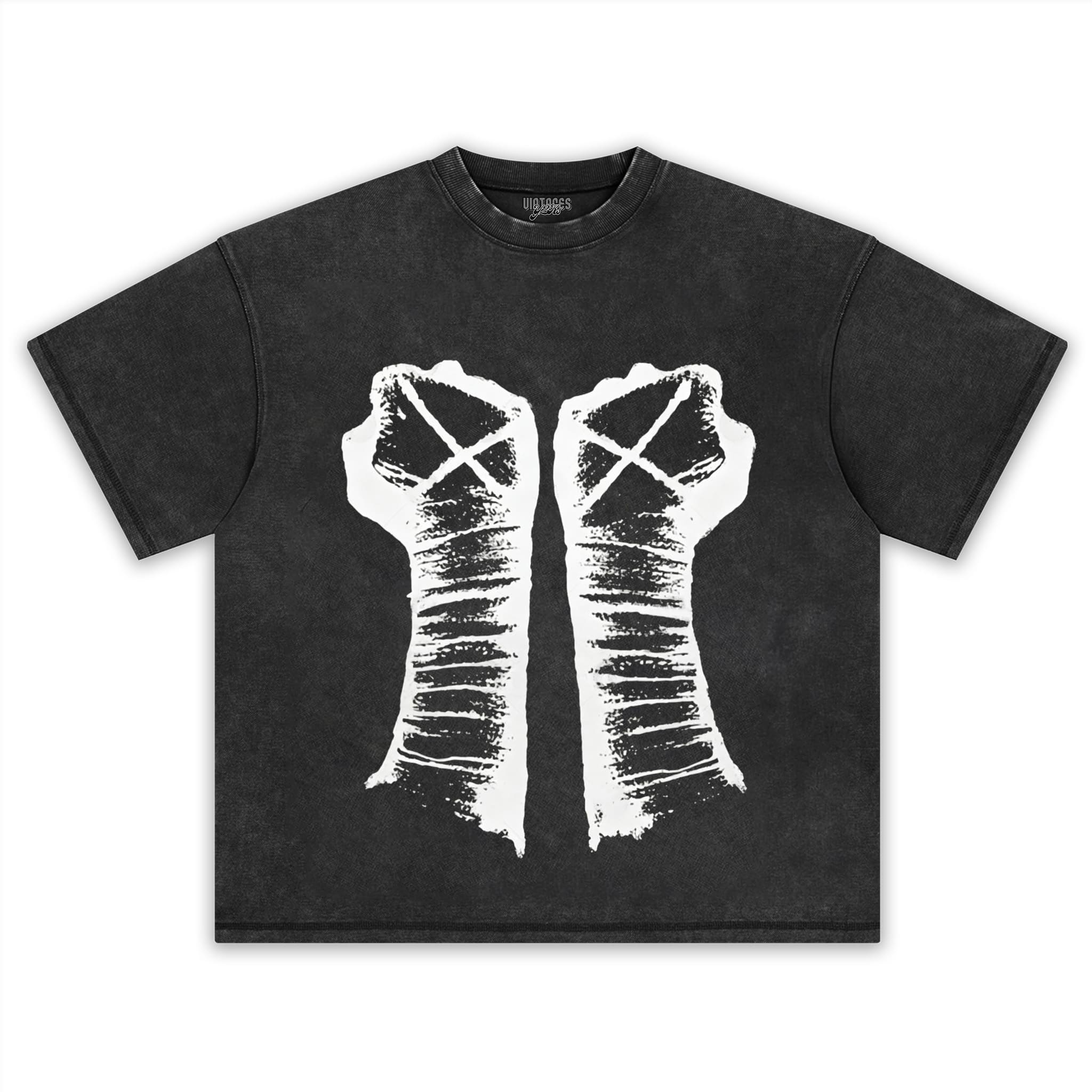 CM PUNK FISTS TANK TOP & TEE & LONG SLEEVE & LAYERED LS & HOODIE