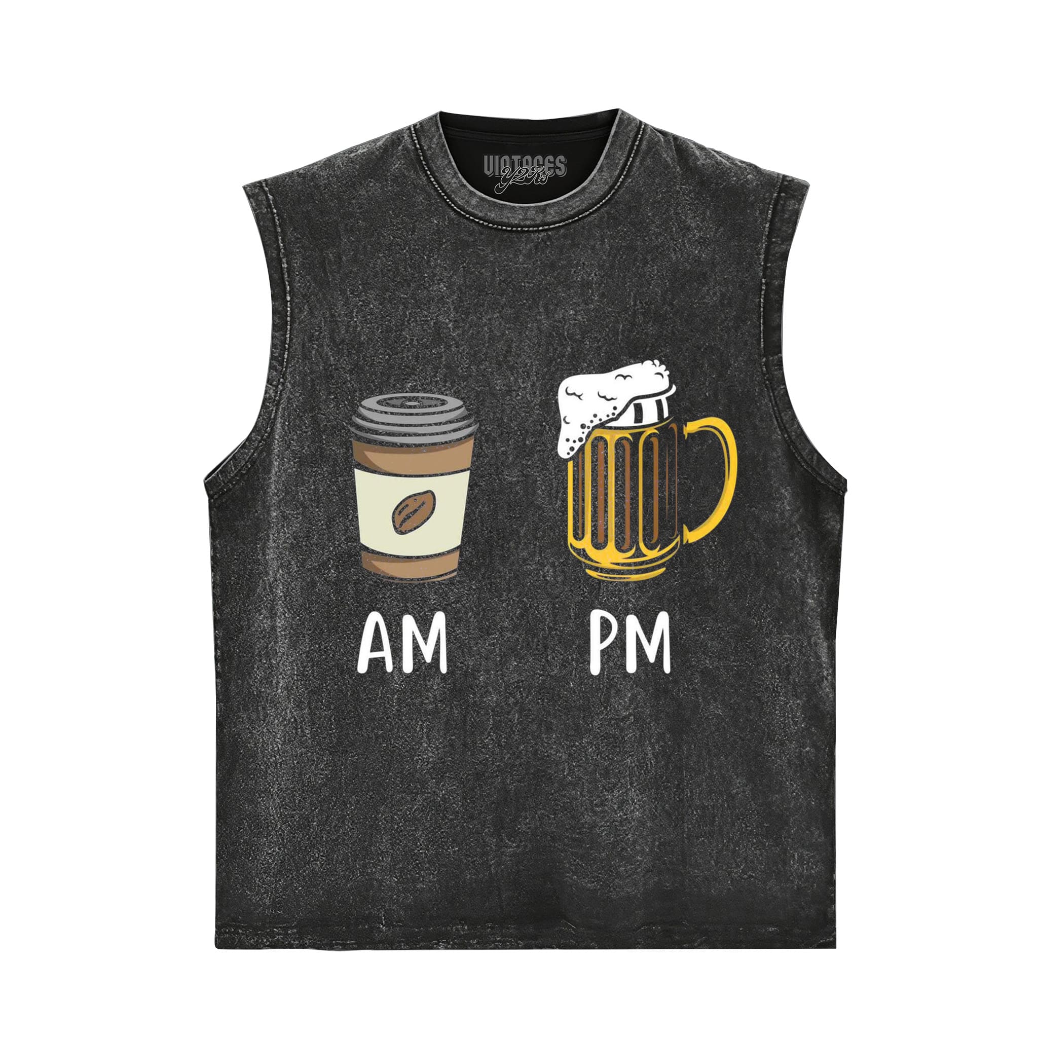 COFFEE IN THE MORNING, BEER IN THE EVENING. TANK TOP & TEE & LONG SLEEVE & LAYERED LS & HOODIE