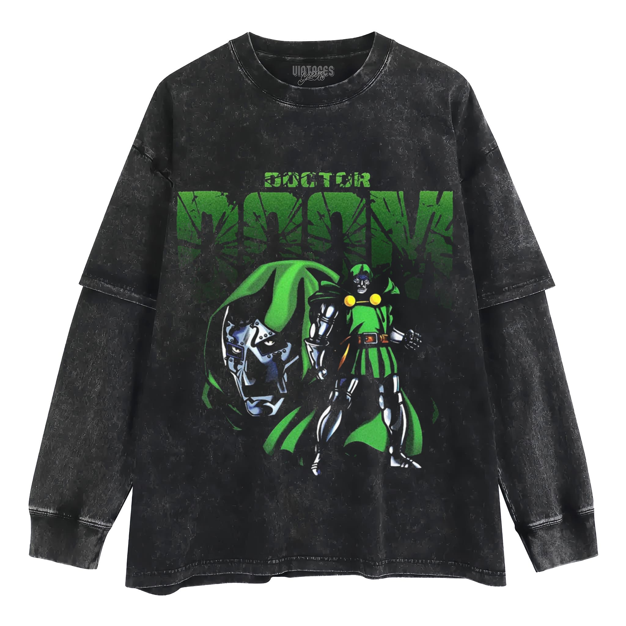 COMIC DR DOOM ARMORED TANK TOP & TEE & LONG SLEEVE & LAYERED LS & HOODIE