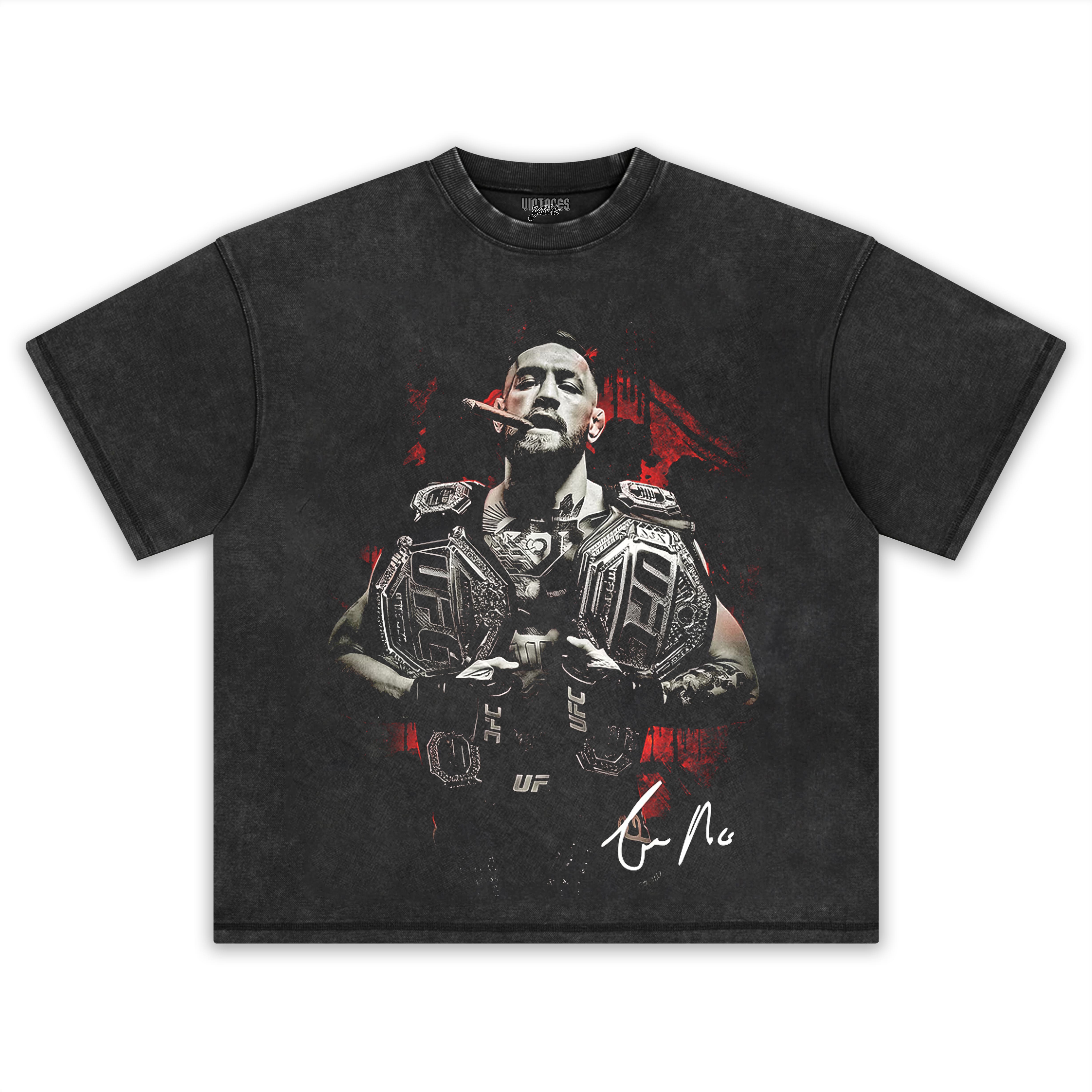 CONOR MCGREGOR UFC CHAMPION TANK TOP & TEE & LONG SLEEVE & LAYERED LS & HOODIE