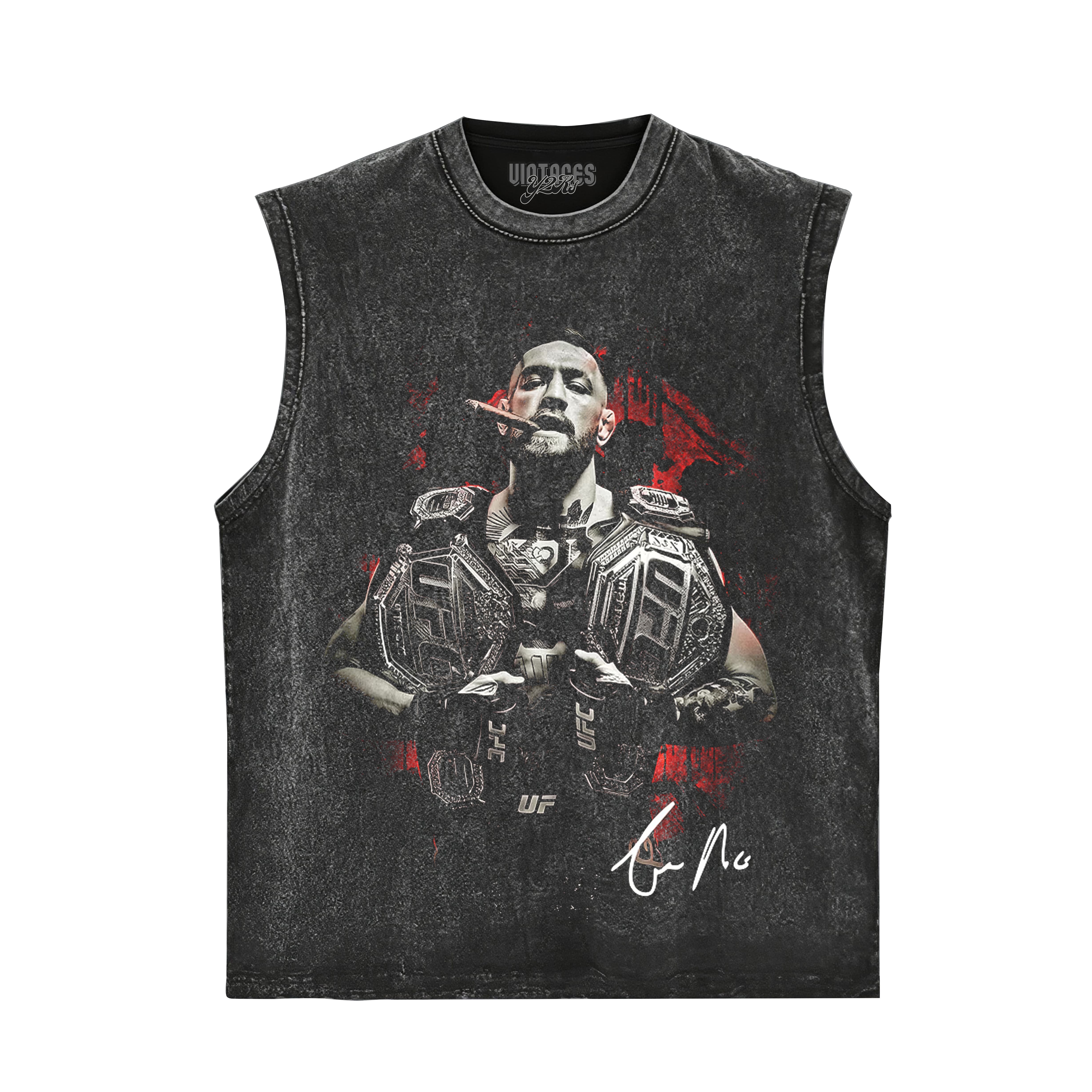 CONOR MCGREGOR UFC CHAMPION TANK TOP & TEE & LONG SLEEVE & LAYERED LS & HOODIE