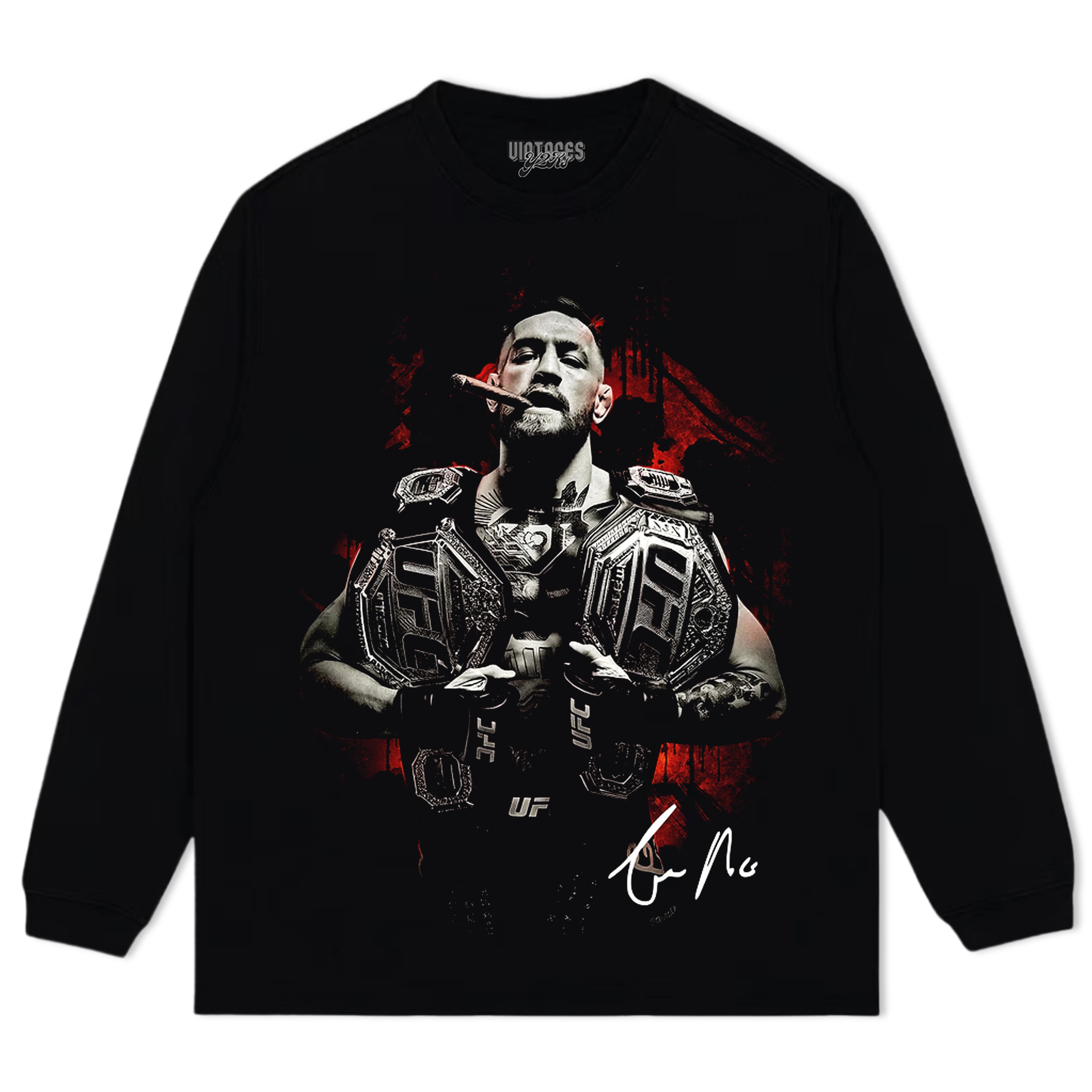 CONOR MCGREGOR UFC CHAMPION TANK TOP & TEE & LONG SLEEVE & LAYERED LS & HOODIE