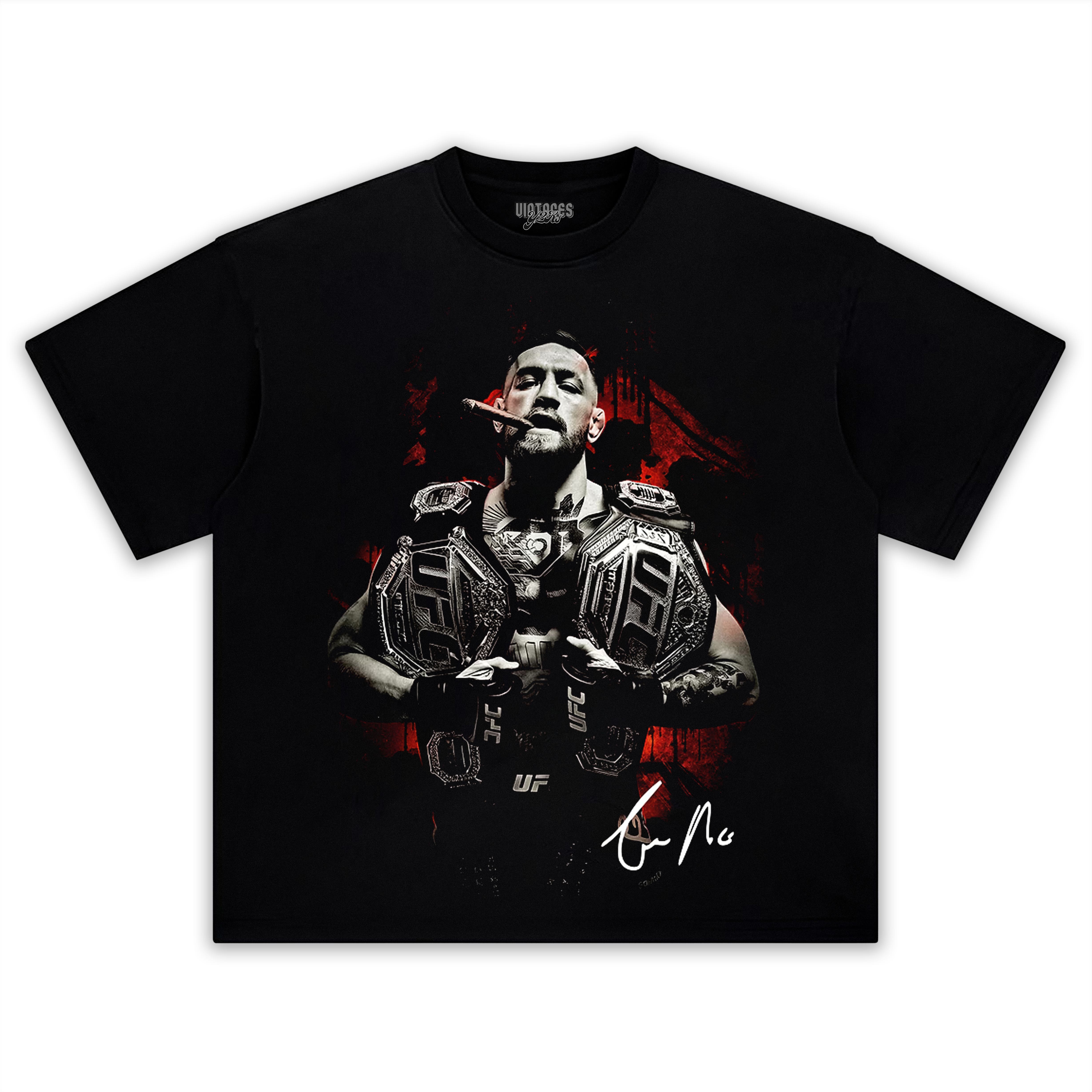 CONOR MCGREGOR UFC CHAMPION TANK TOP & TEE & LONG SLEEVE & LAYERED LS & HOODIE