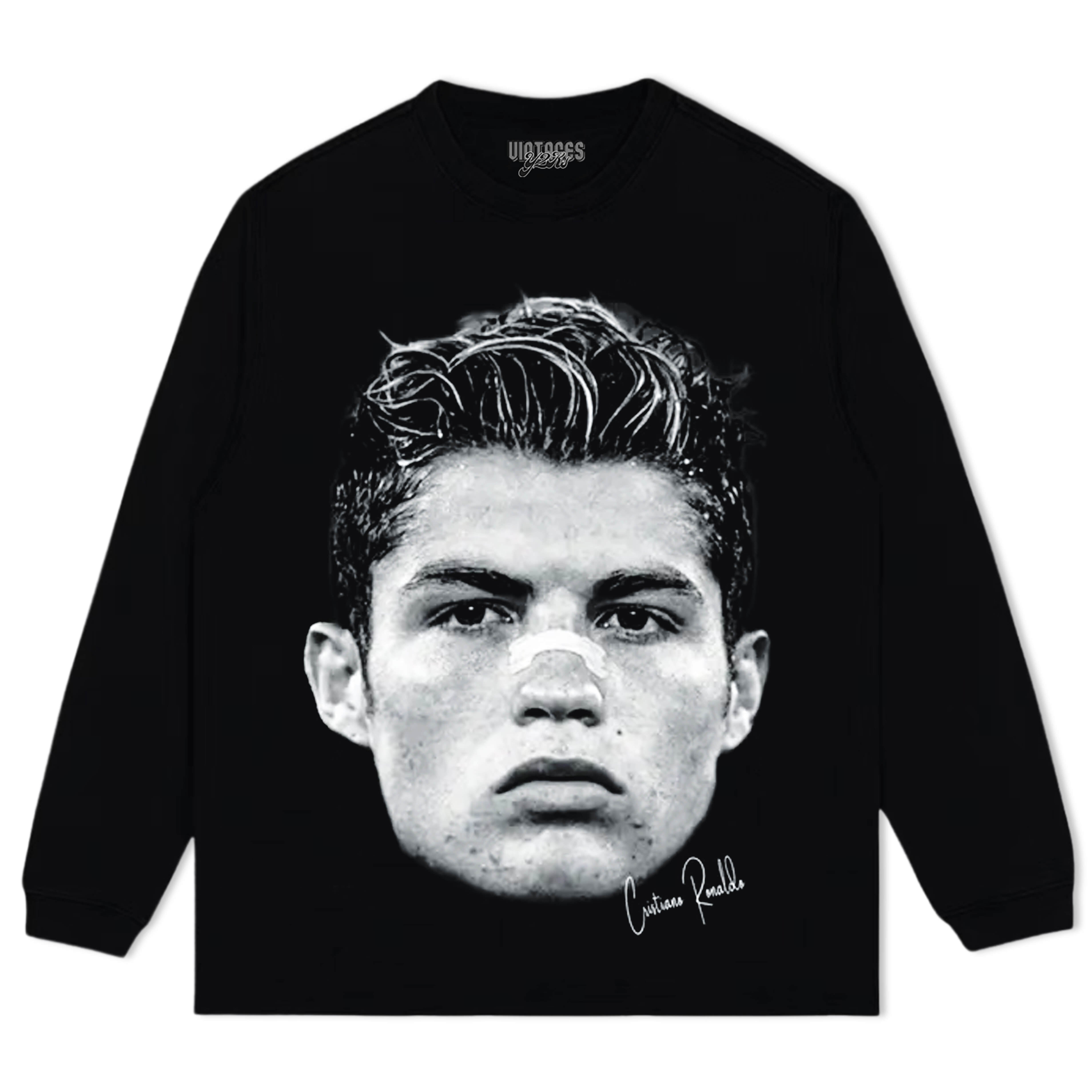 CR7 CRISTIANO RONALDO FACE TEE & LS & HOODIE