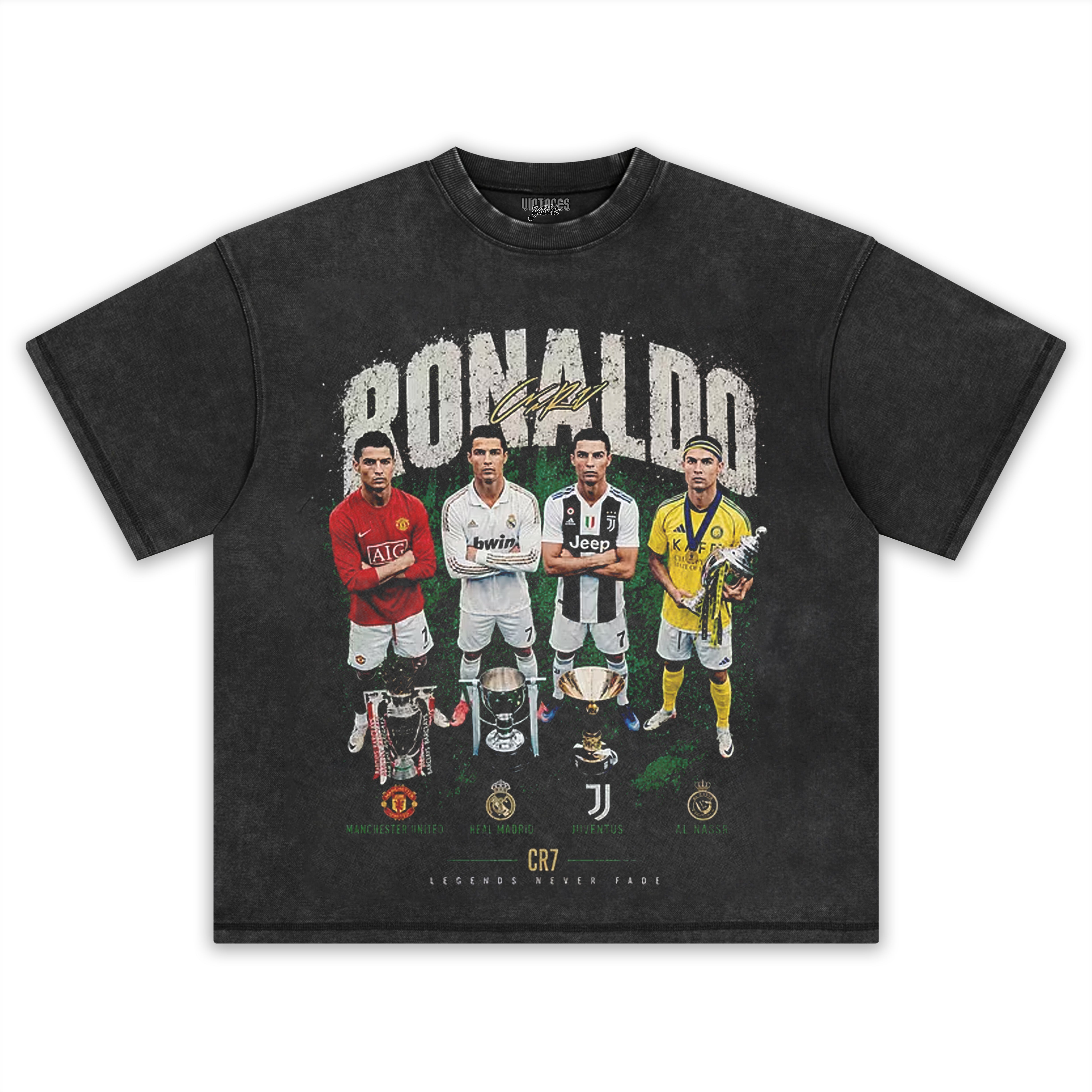 CR7 LEGENDS NEVER FADE TANK TOP & TEE & LONG SLEEVE & LAYERED LS & HOODIE