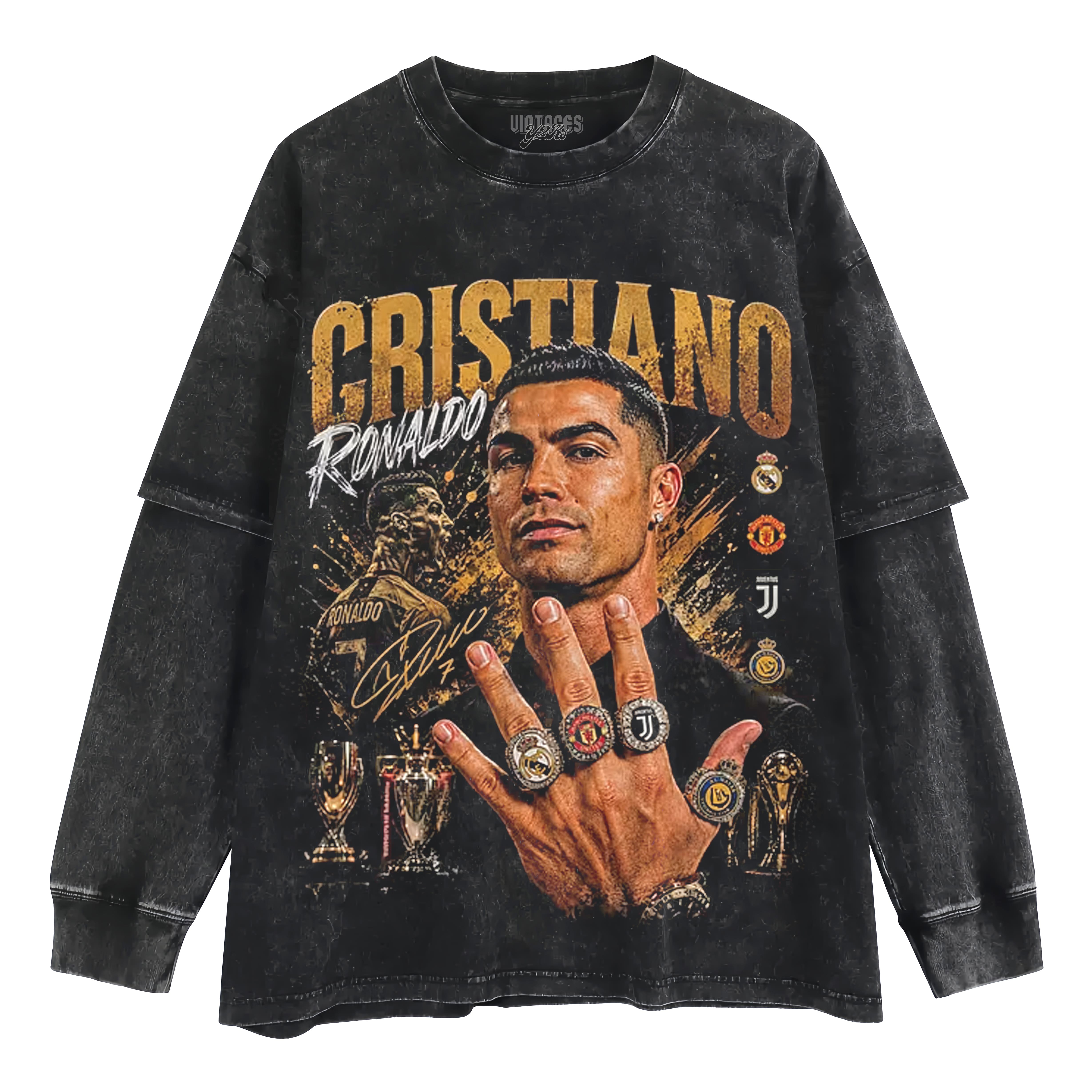 CR7 LEGENDS NEVER FADE V2 TANK TOP & TEE & LONG SLEEVE & LAYERED LS & HOODIE