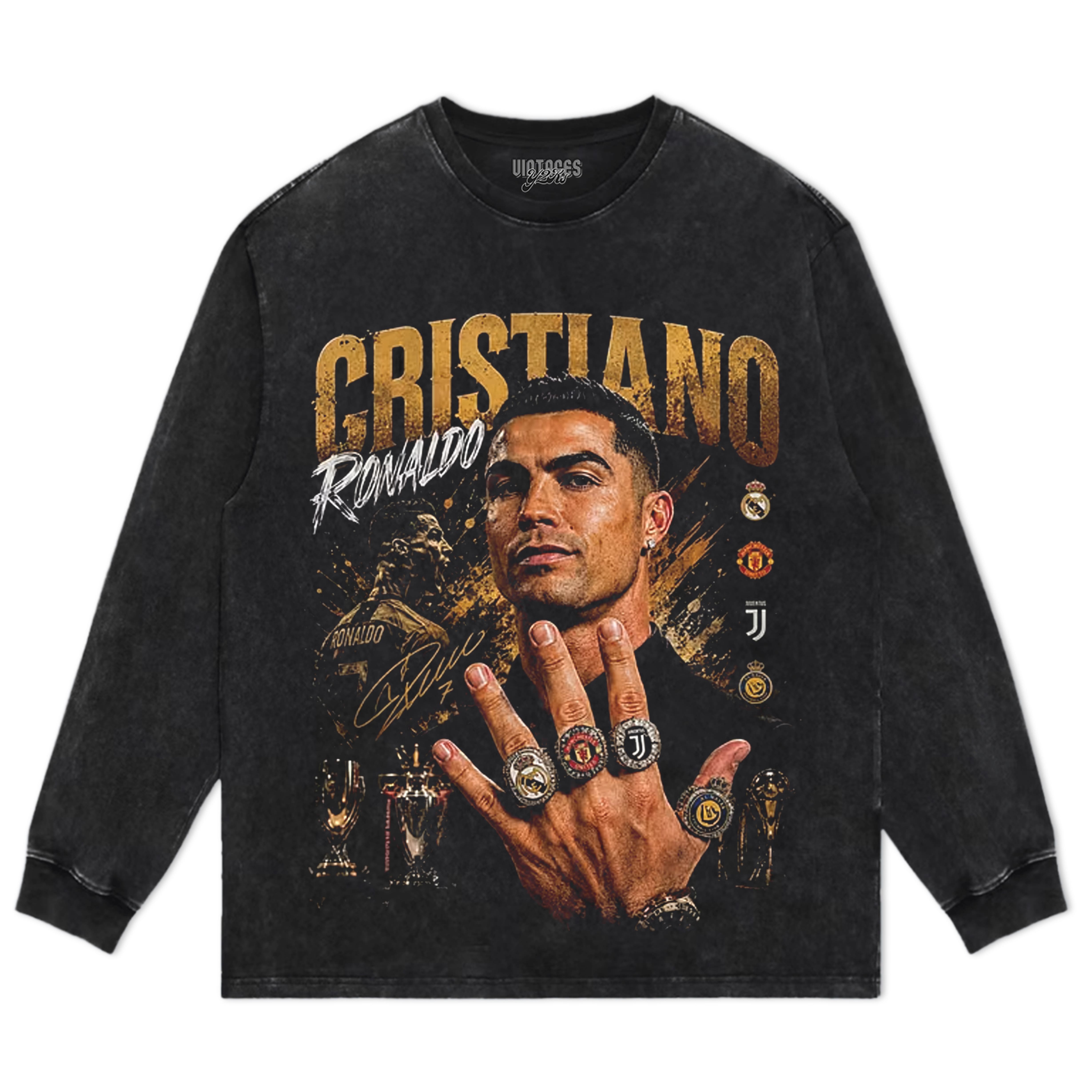 CR7 LEGENDS NEVER FADE V2 TANK TOP & TEE & LONG SLEEVE & LAYERED LS & HOODIE