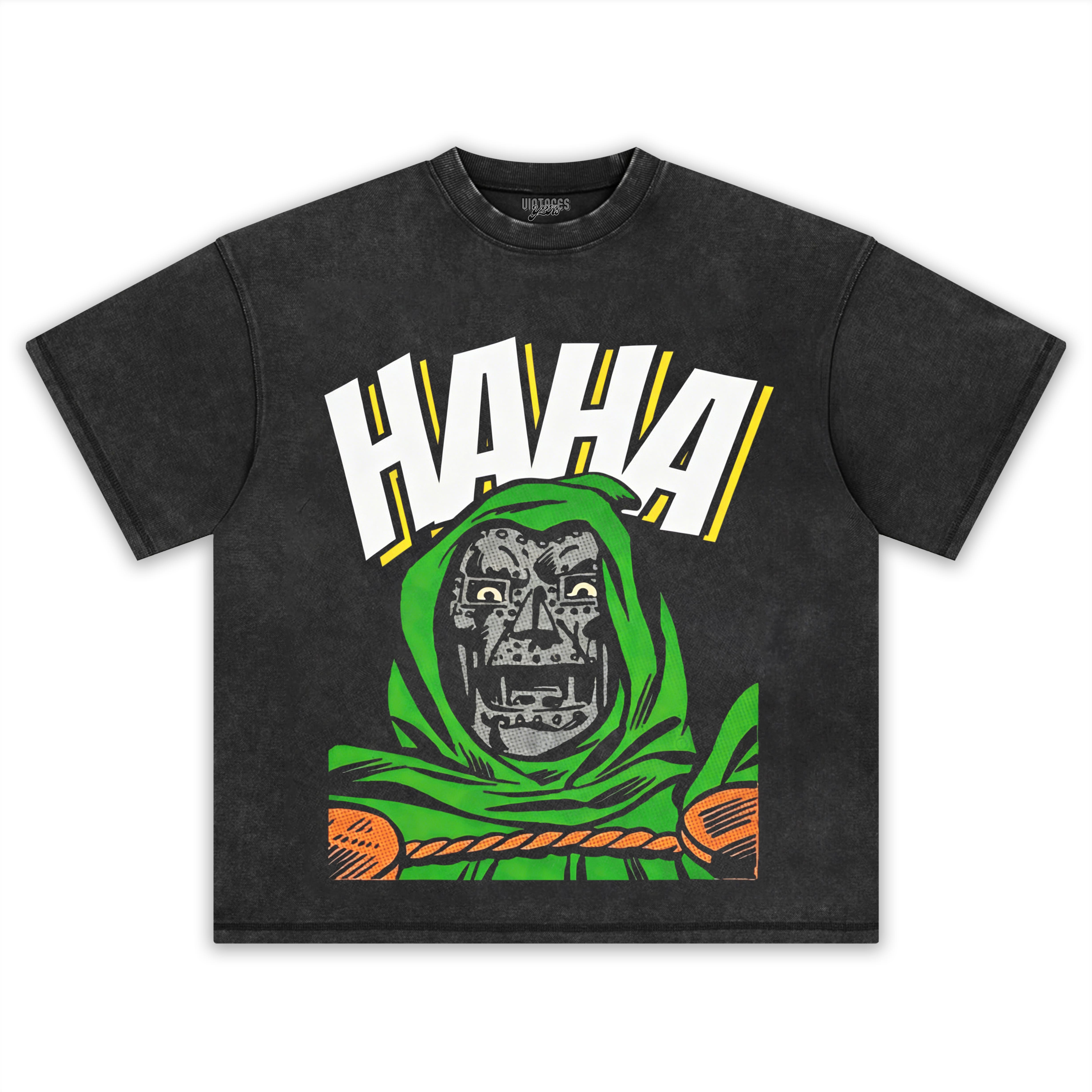 CRAZY DR DOOM LOOSING MIND HAHA TANK TOP & TEE & LONG SLEEVE & LAYERED LS & HOODIE