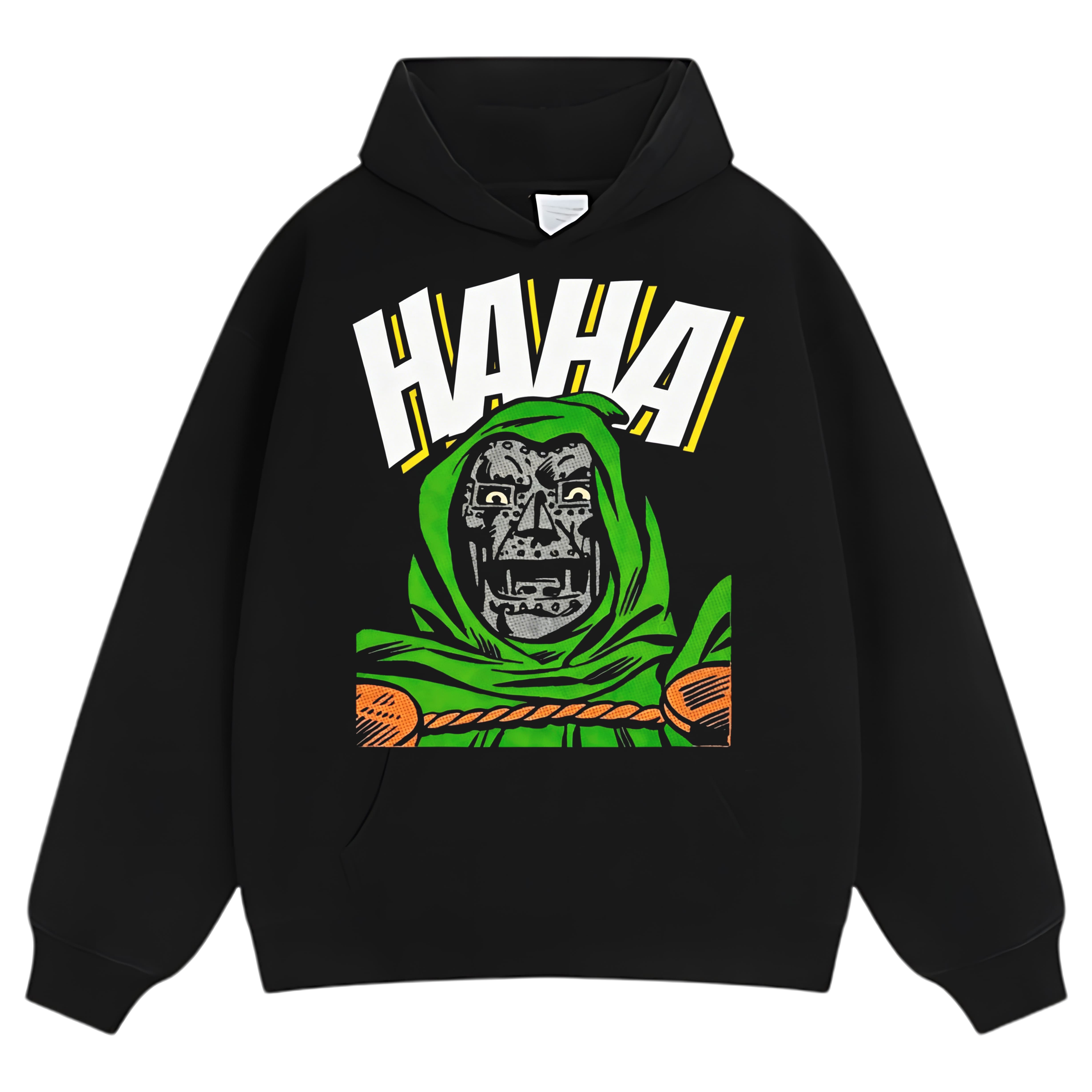 CRAZY DR DOOM LOOSING MIND HAHA TANK TOP & TEE & LONG SLEEVE & LAYERED LS & HOODIE