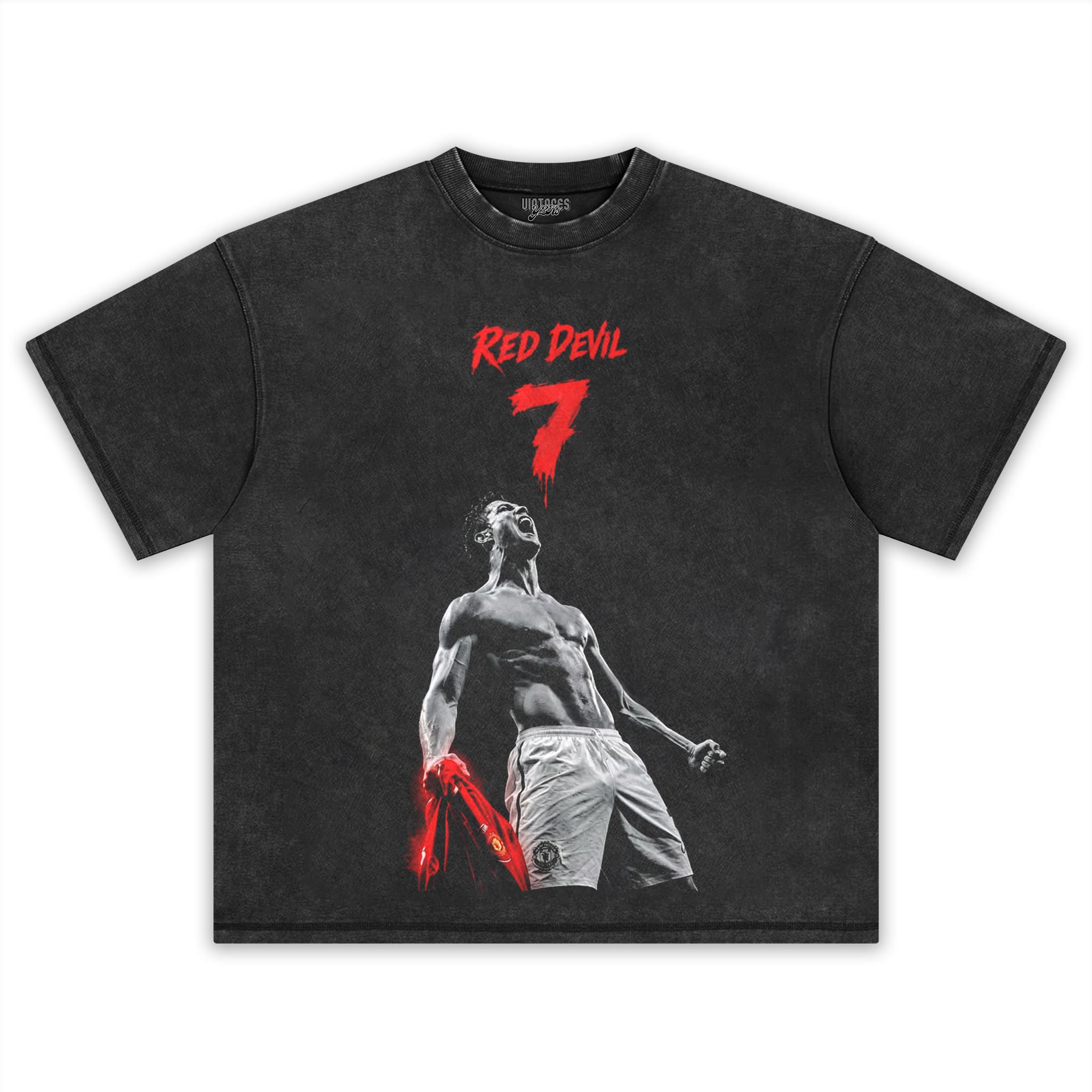 CRISTIANO RONALDO - RED DEVIL TANK TOP & TEE & LONG SLEEVE & LAYERED LS & HOODIE