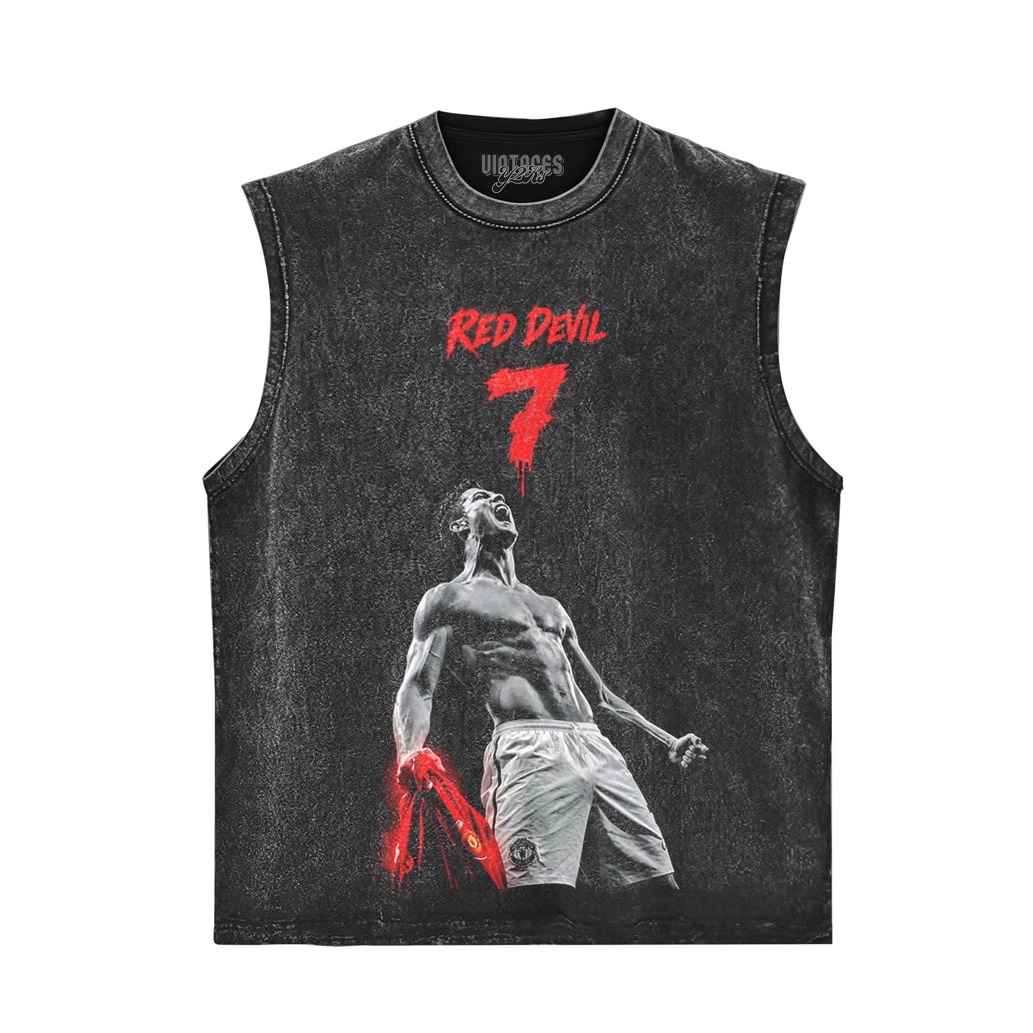 CRISTIANO RONALDO - RED DEVIL TANK TOP & TEE & LONG SLEEVE & LAYERED LS & HOODIE