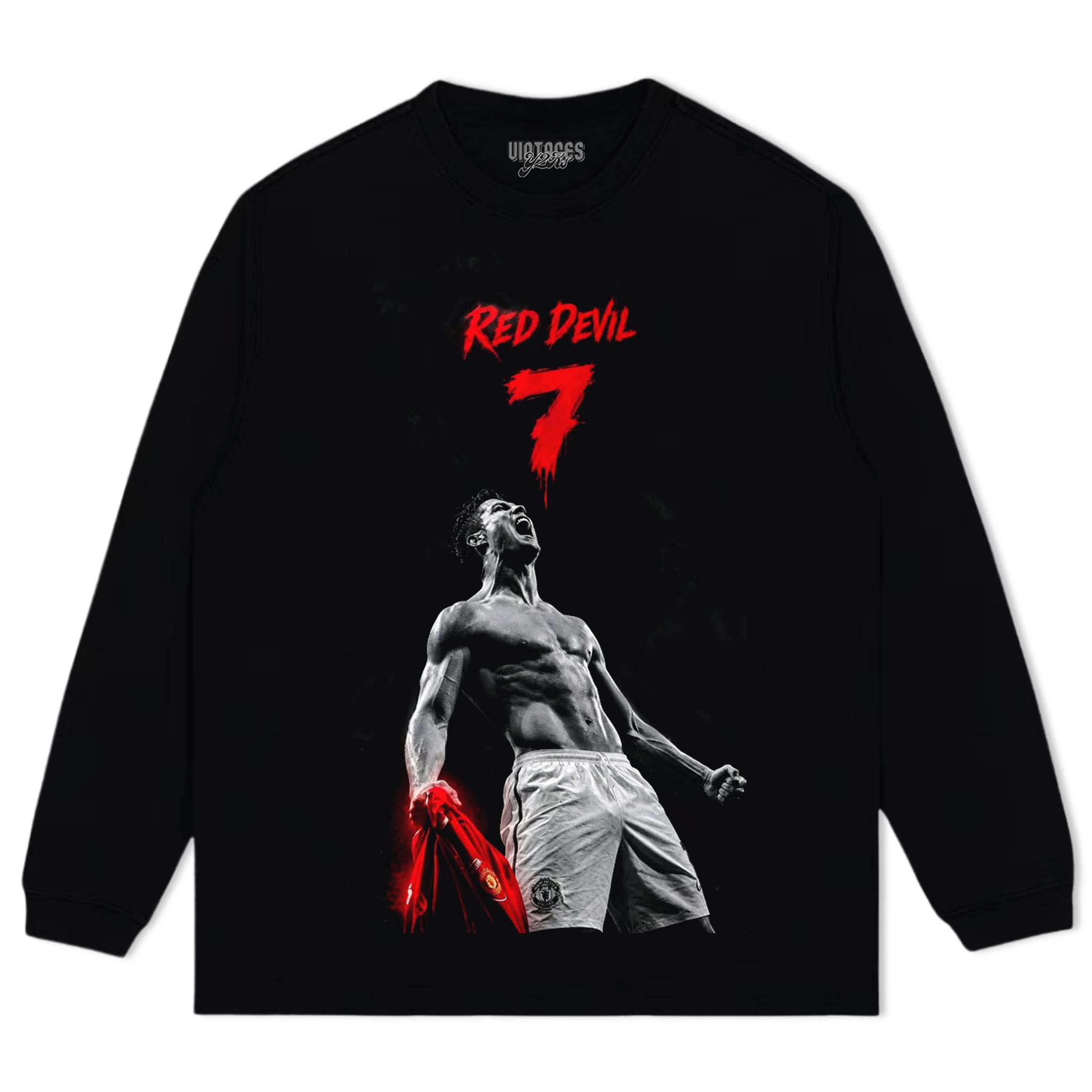 CRISTIANO RONALDO - RED DEVIL TANK TOP & TEE & LONG SLEEVE & LAYERED LS & HOODIE