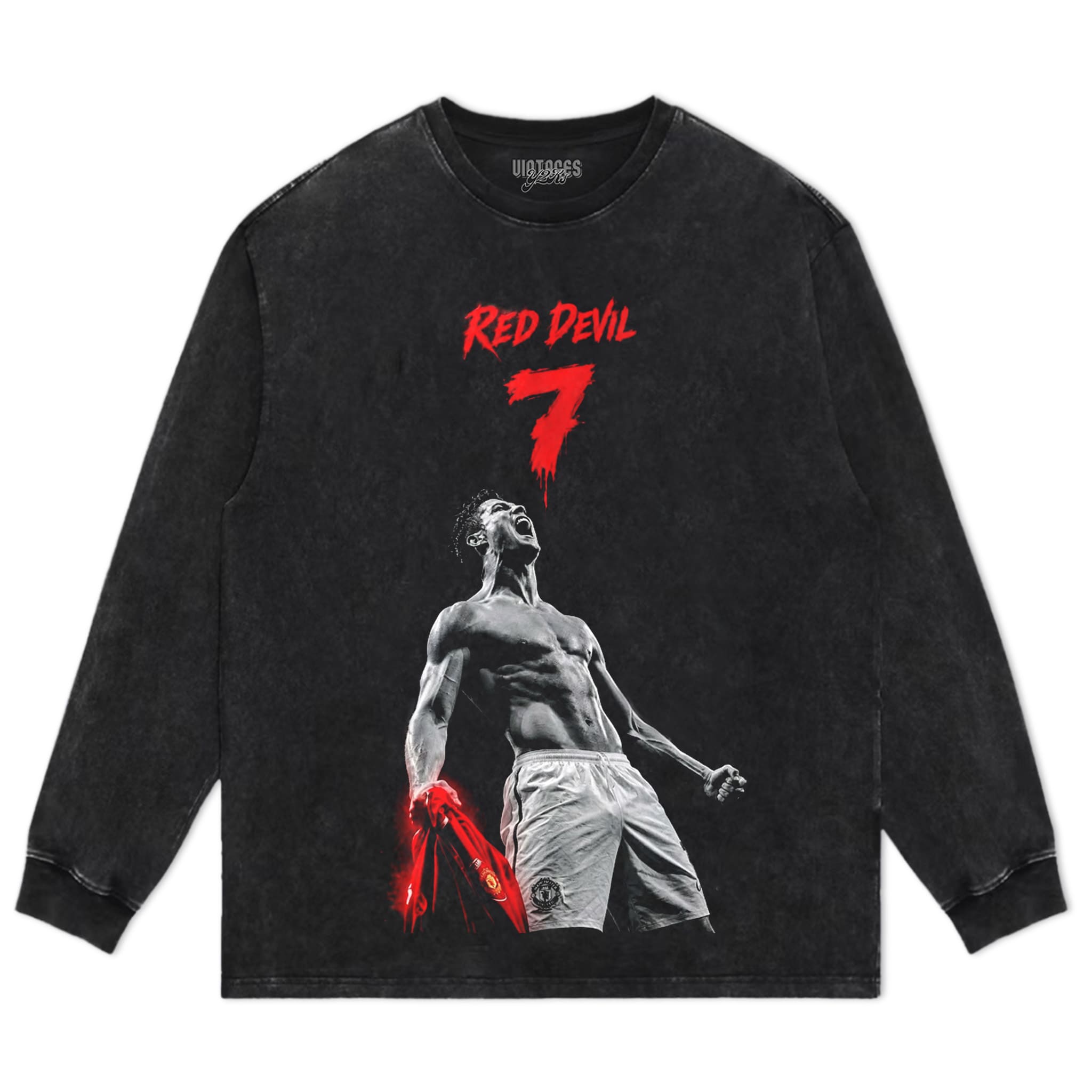 CRISTIANO RONALDO - RED DEVIL TANK TOP & TEE & LONG SLEEVE & LAYERED LS & HOODIE