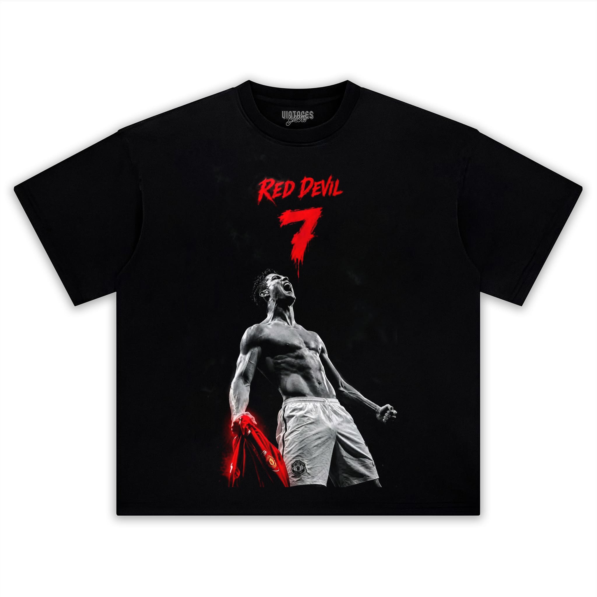 CRISTIANO RONALDO - RED DEVIL TANK TOP & TEE & LONG SLEEVE & LAYERED LS & HOODIE