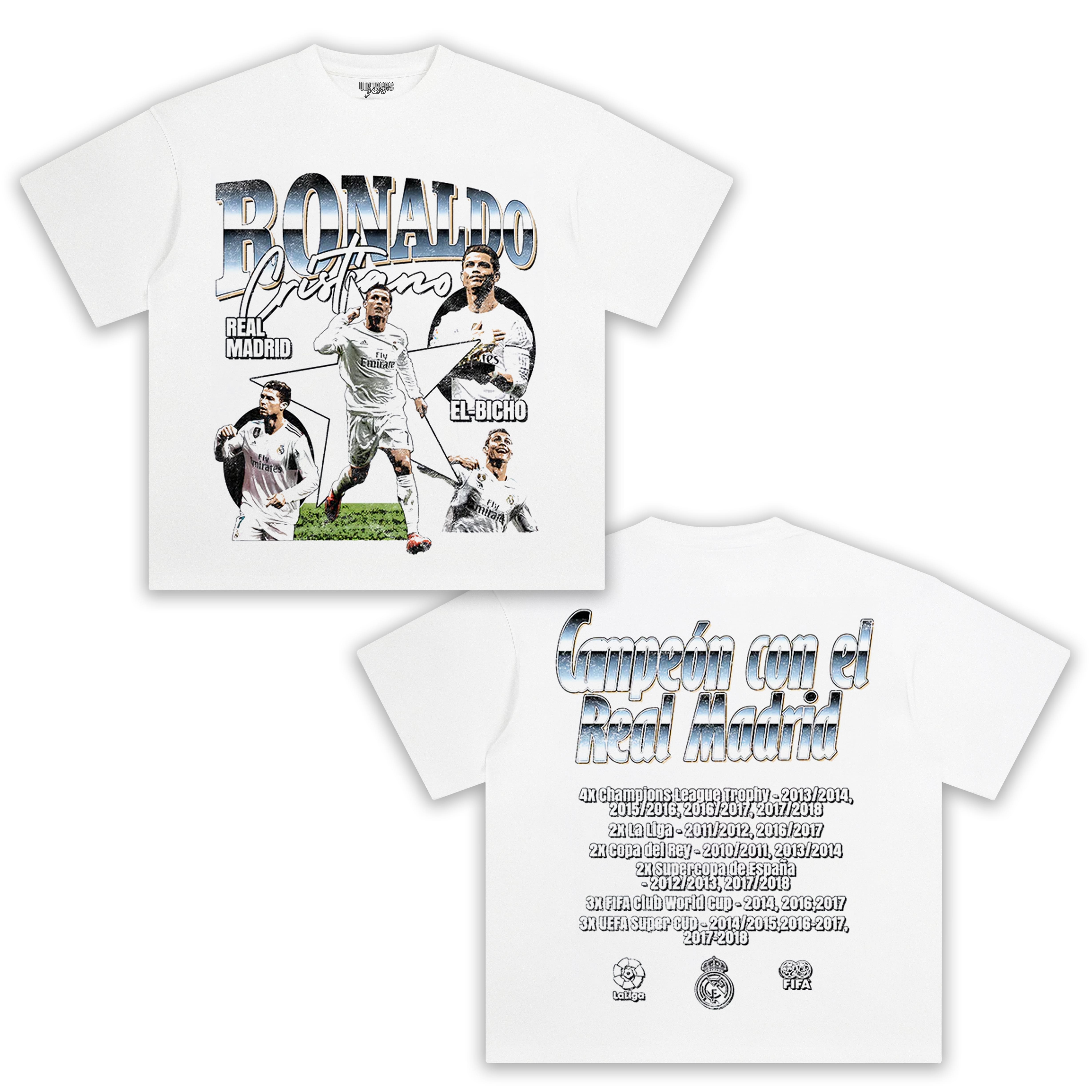 CRISTIANO RONALDO MADRID V2 TANK TOP & TEE