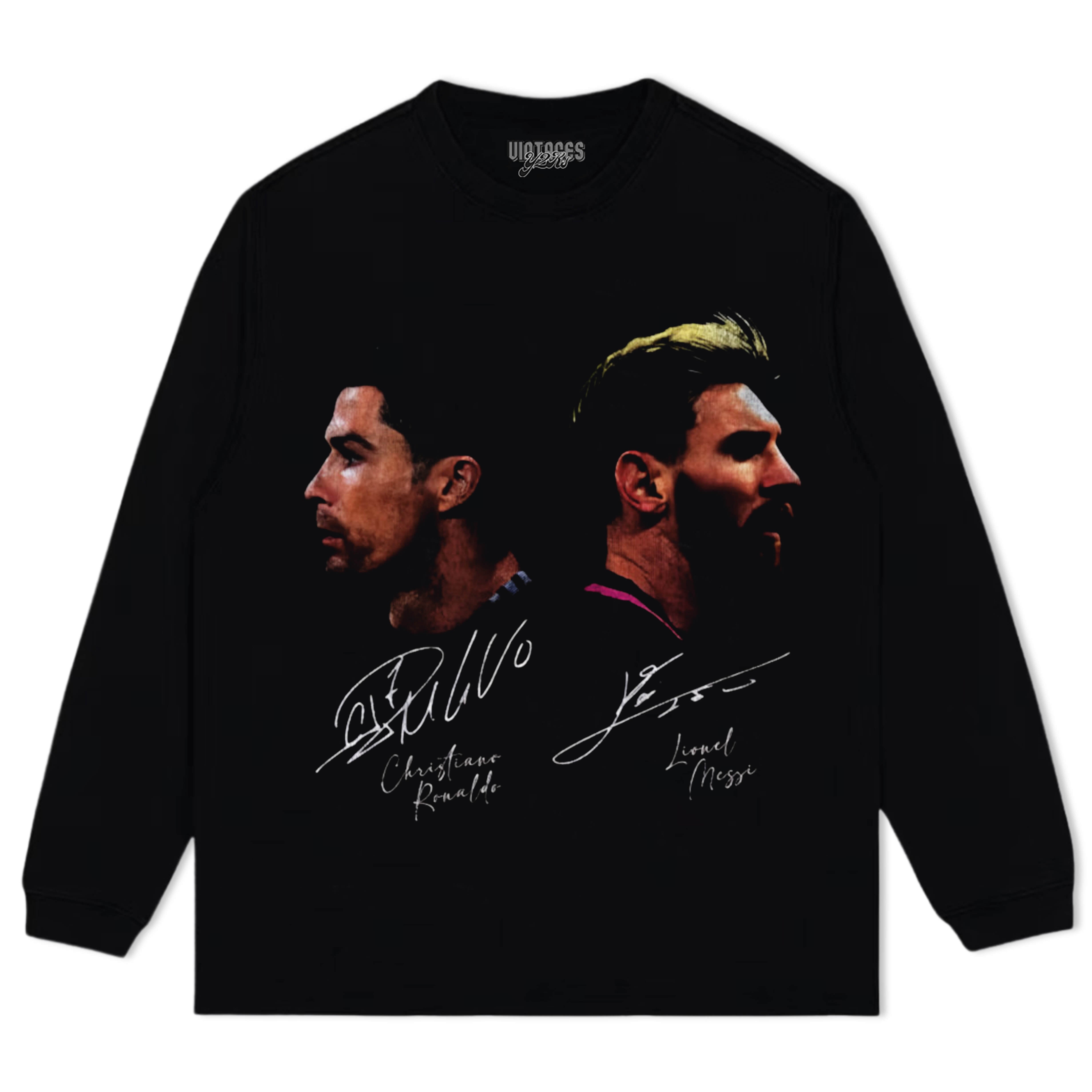 CRISTIANO RONALDO & LIONEL MESSI SIGNATURE TEE & LS & HOODIE