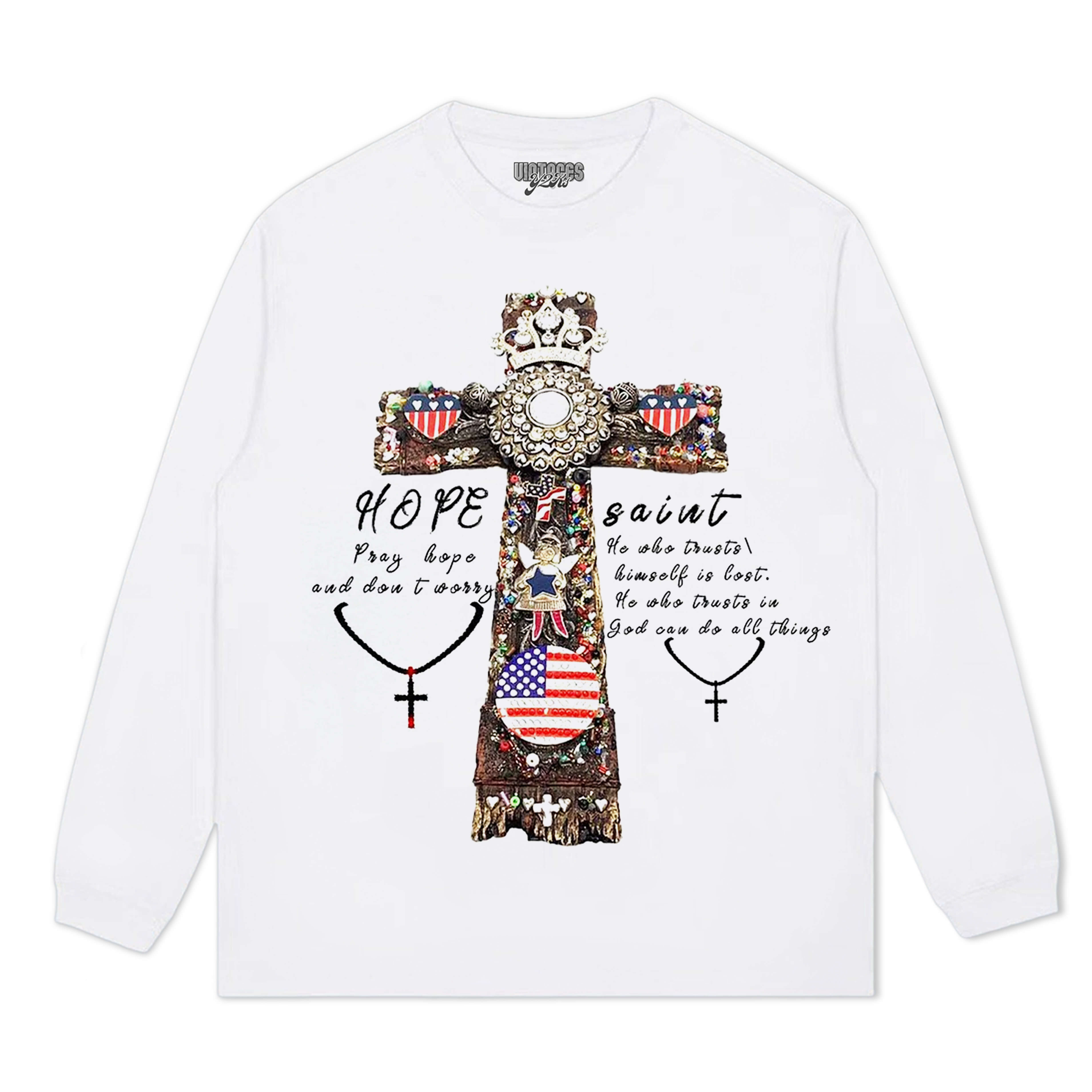 CROSS OF HOPE TEE & LS