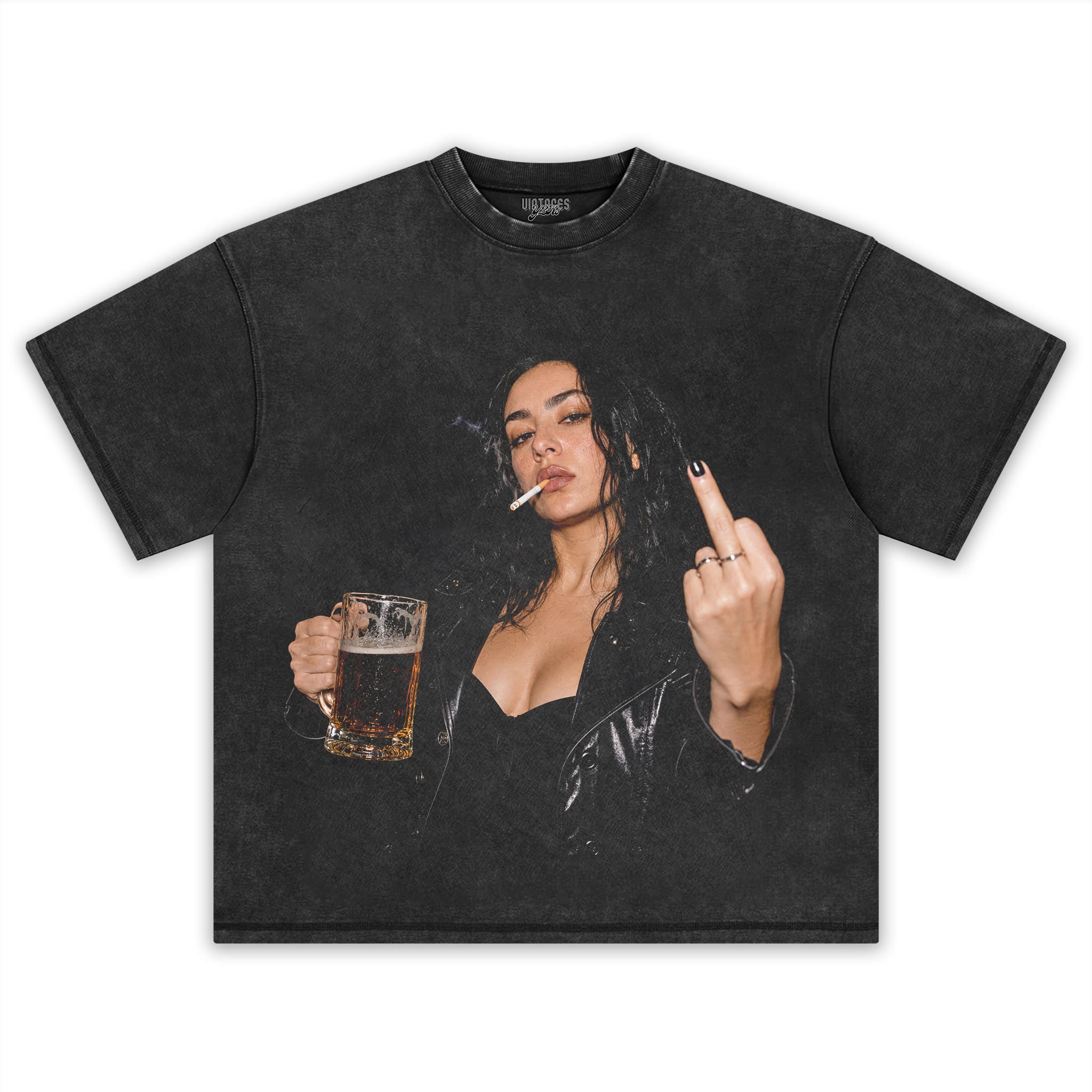Charli XCX MIDDLE FINGER TANK TOP & TEE & LONG SLEEVE & LAYERED LS & HOODIE
