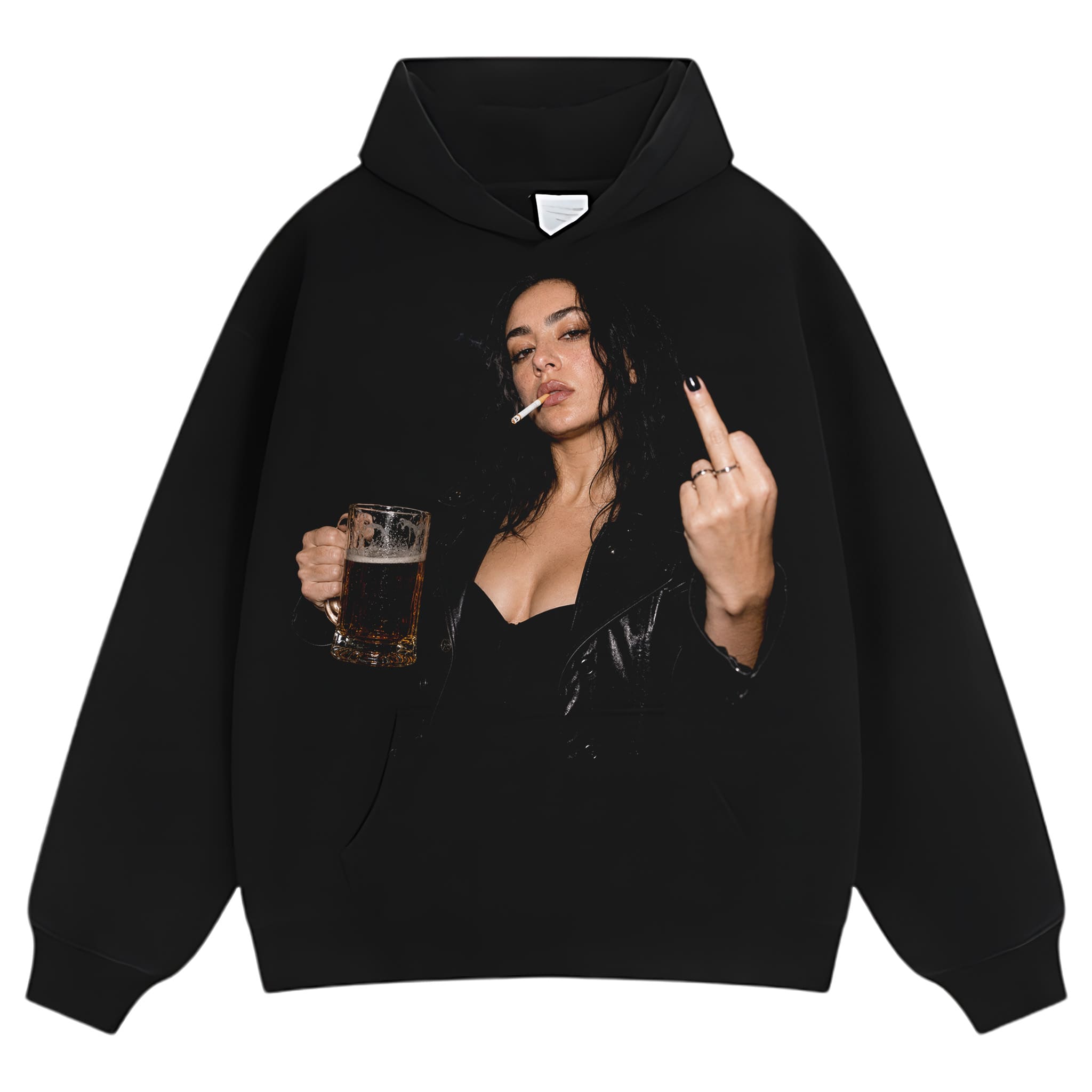 Charli XCX MIDDLE FINGER TANK TOP & TEE & LONG SLEEVE & LAYERED LS & HOODIE