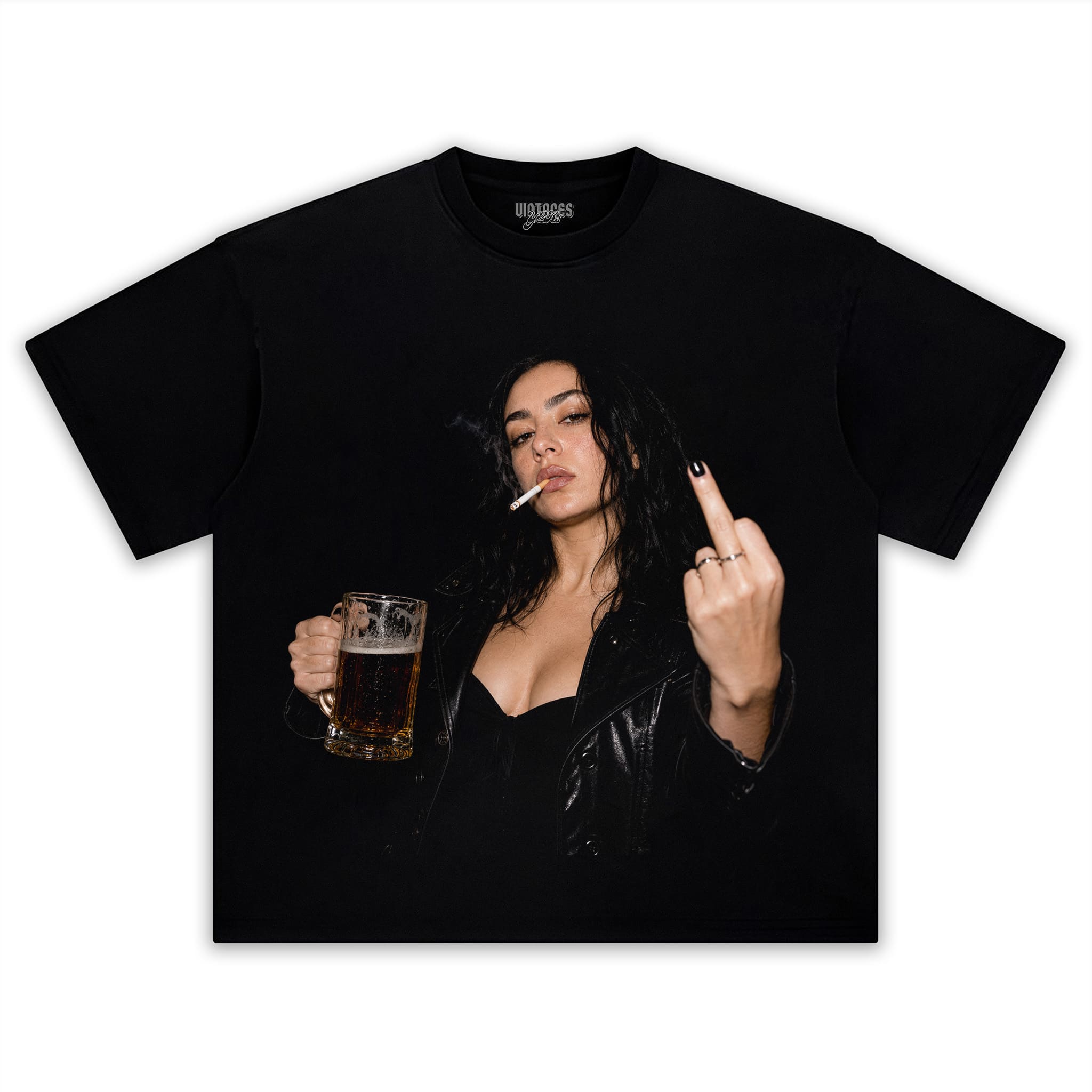 Charli XCX MIDDLE FINGER TANK TOP & TEE & LONG SLEEVE & LAYERED LS & HOODIE