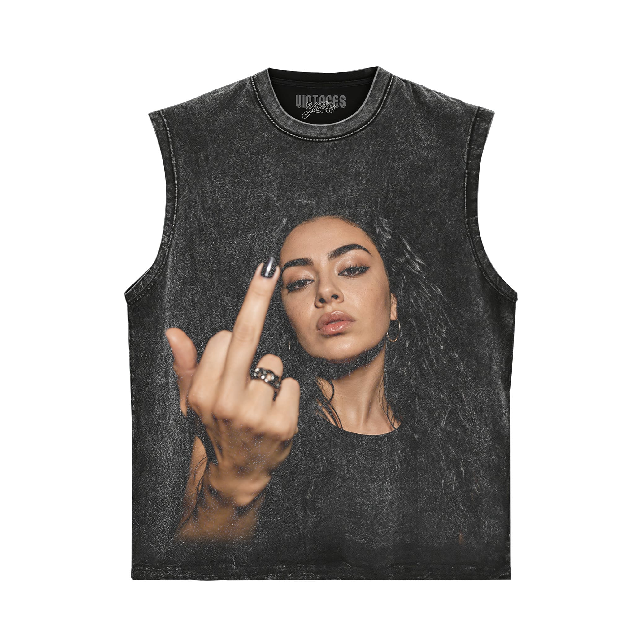 Charli XCX MIDDLE FINGER V2 TANK TOP & TEE & LONG SLEEVE & LAYERED LS & HOODIE