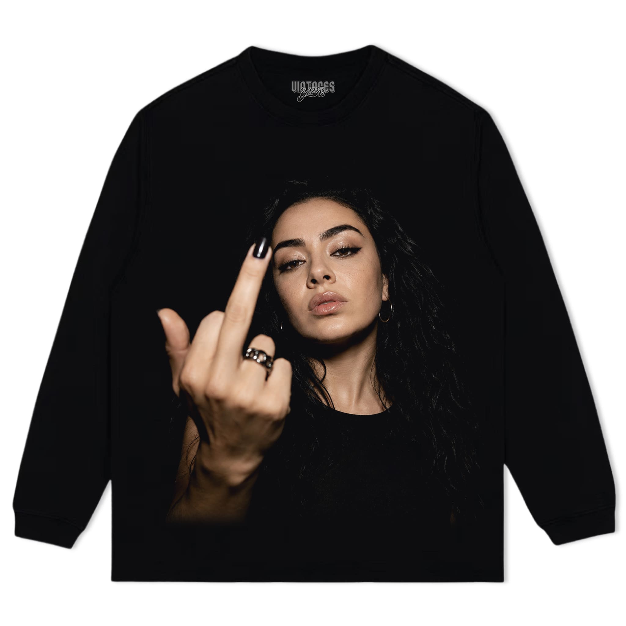 Charli XCX MIDDLE FINGER V2 TANK TOP & TEE & LONG SLEEVE & LAYERED LS & HOODIE