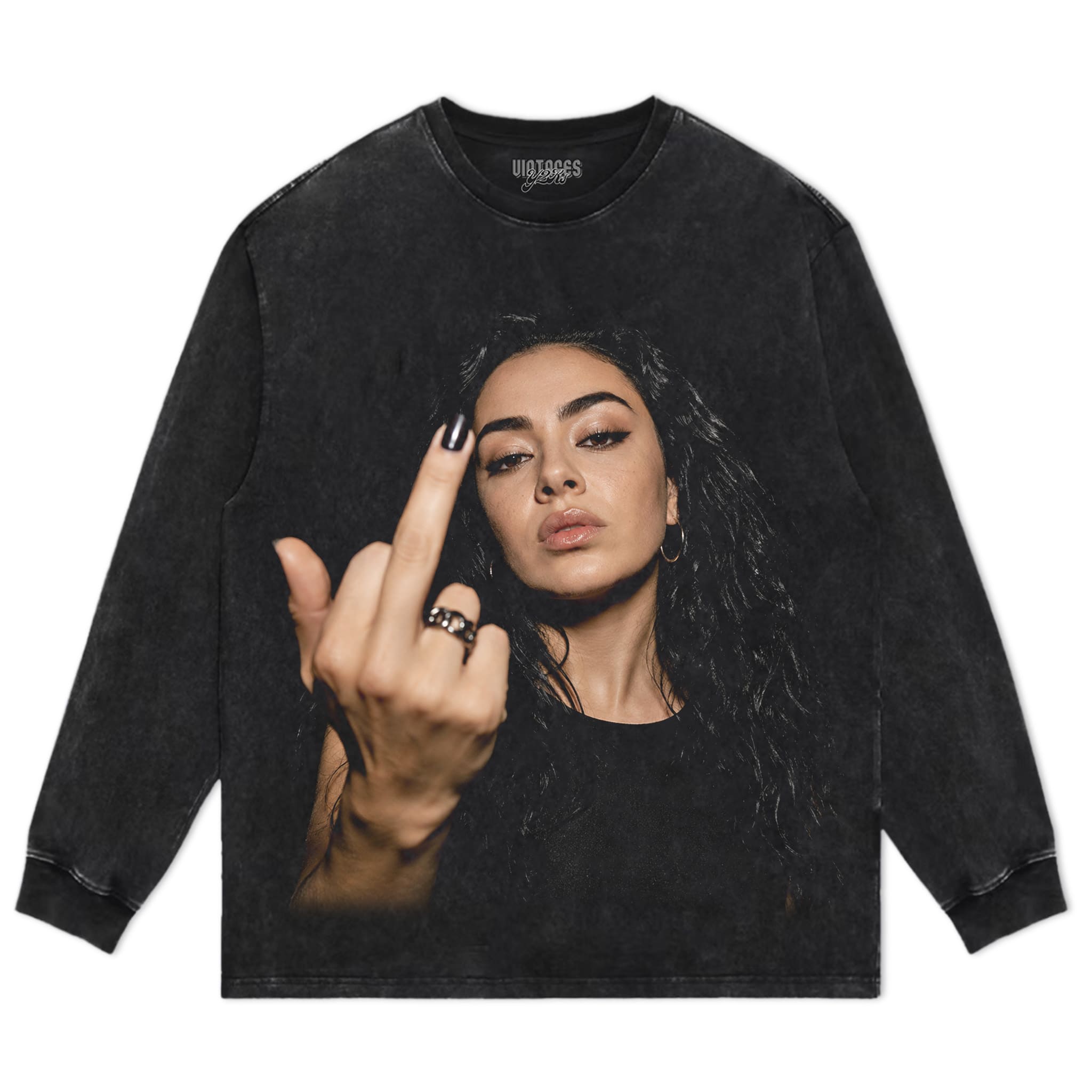 Charli XCX MIDDLE FINGER V2 TANK TOP & TEE & LONG SLEEVE & LAYERED LS & HOODIE
