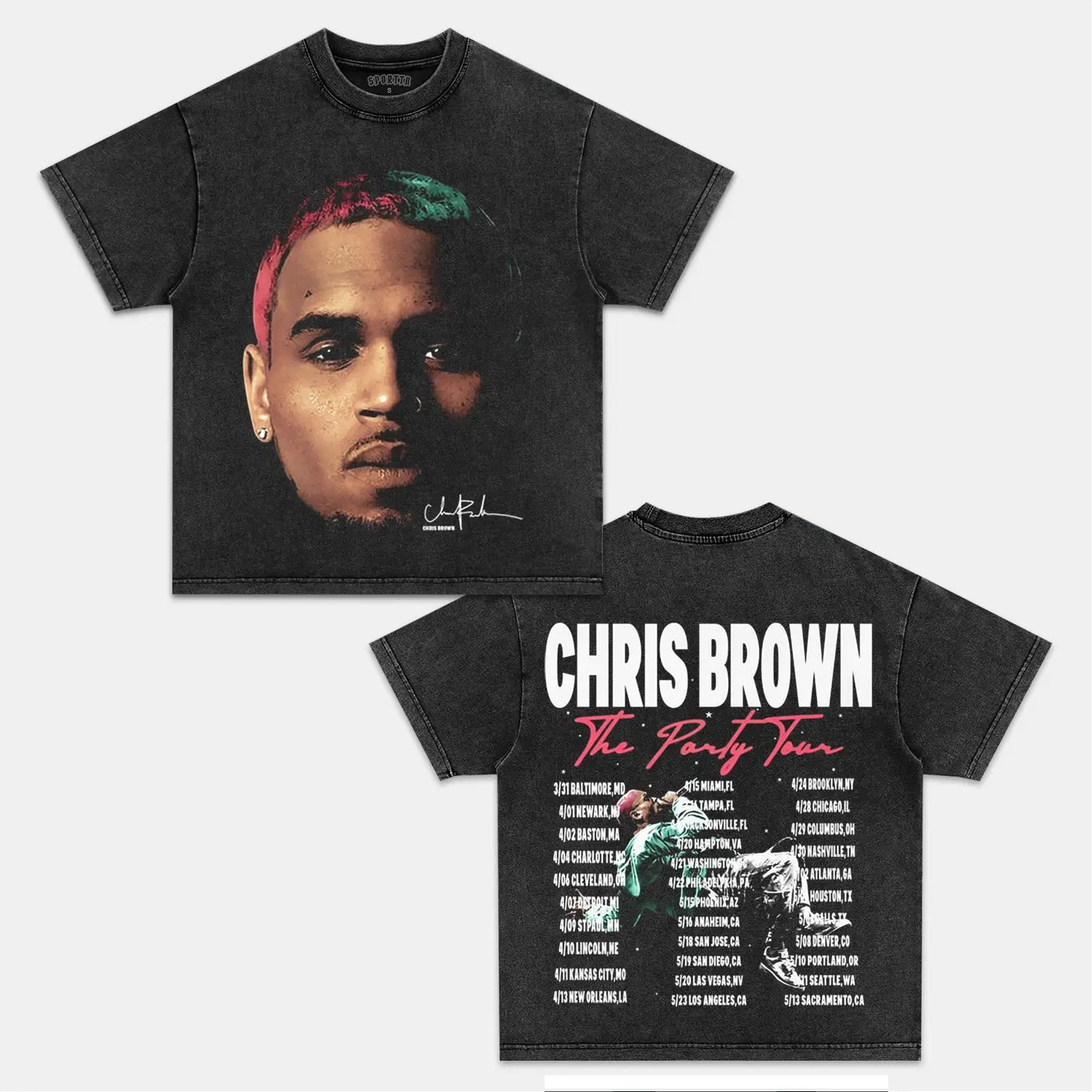 NEW CHRIS BROWN VINTAGE TEE - Y2K VINTAGES