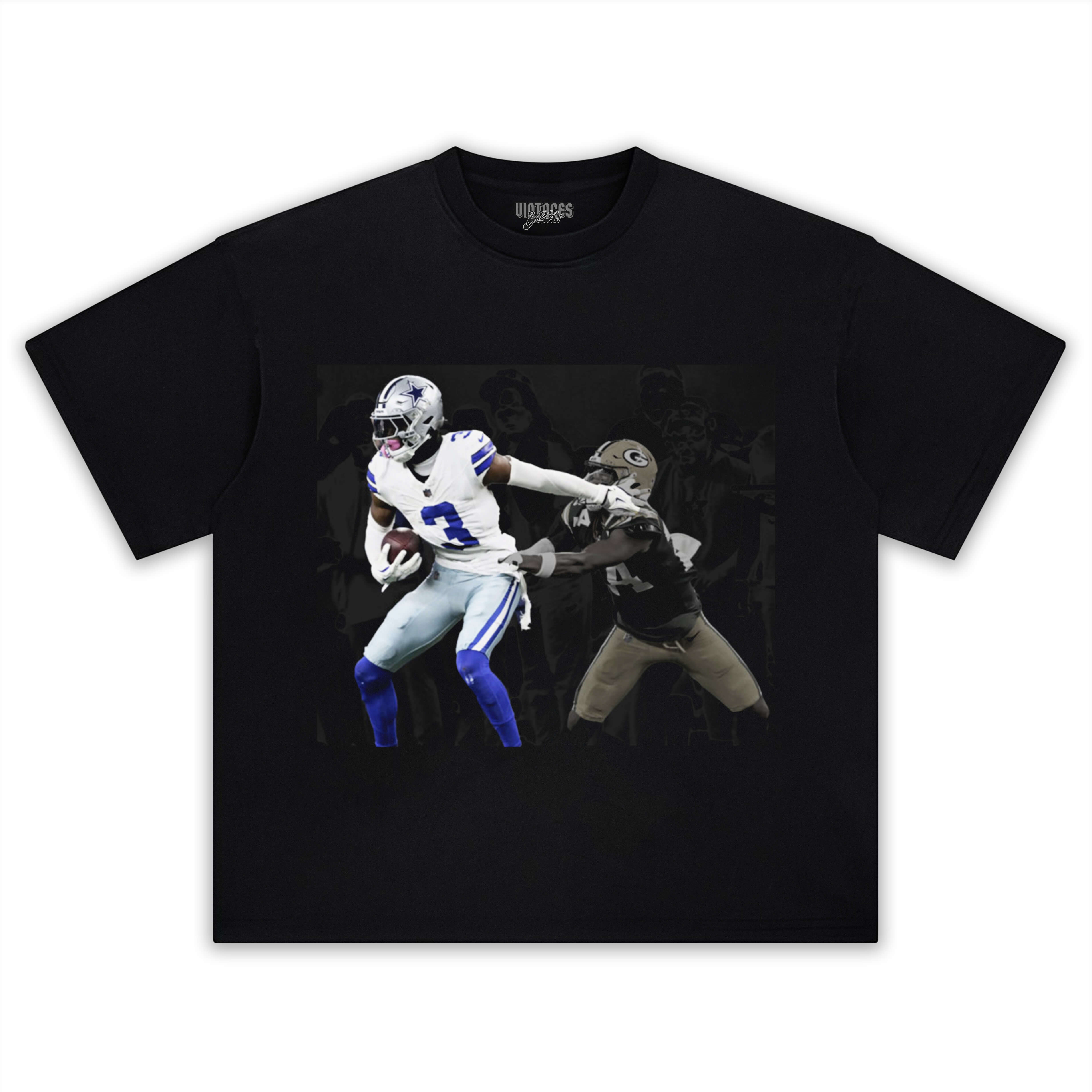 DALLAS COWBOY GEORGE PICKENS GRAPHIC VINTAGE TEE & LS & HOODIE