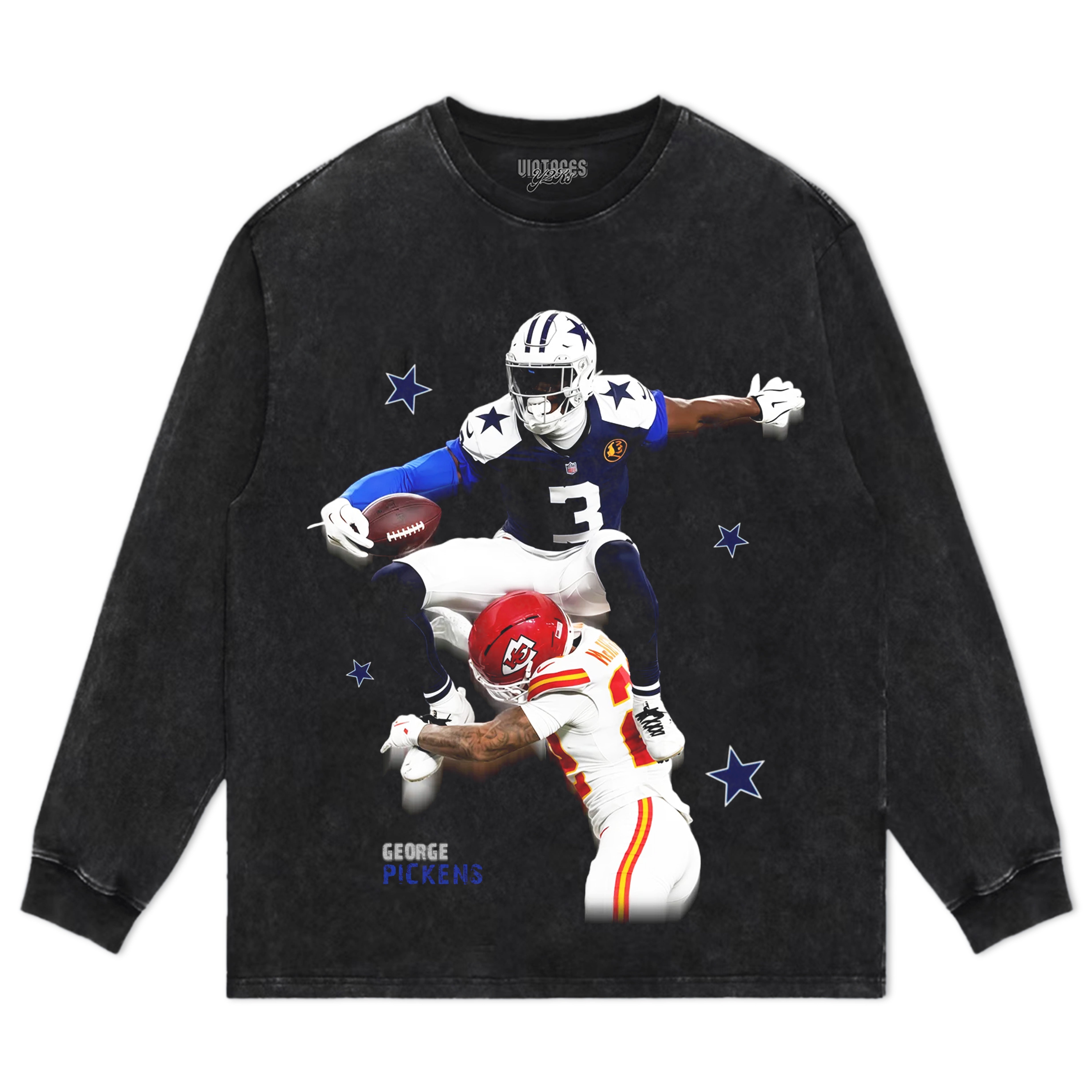 DALLAS COWBOYS & GEORGE PICKENS TEE & LS & HOODIE