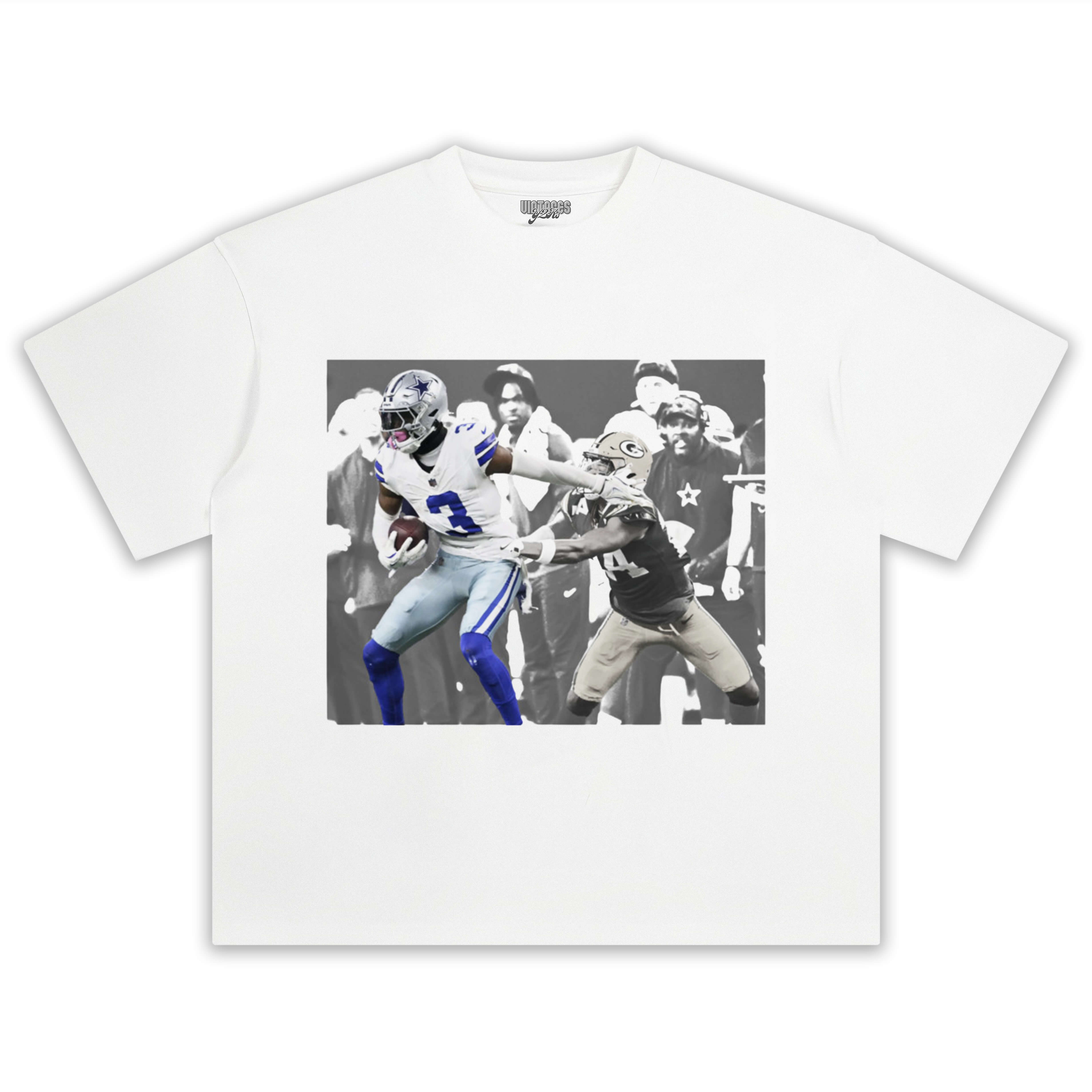 DALLAS COWBOY GEORGE PICKENS GRAPHIC VINTAGE TEE & LS & HOODIE