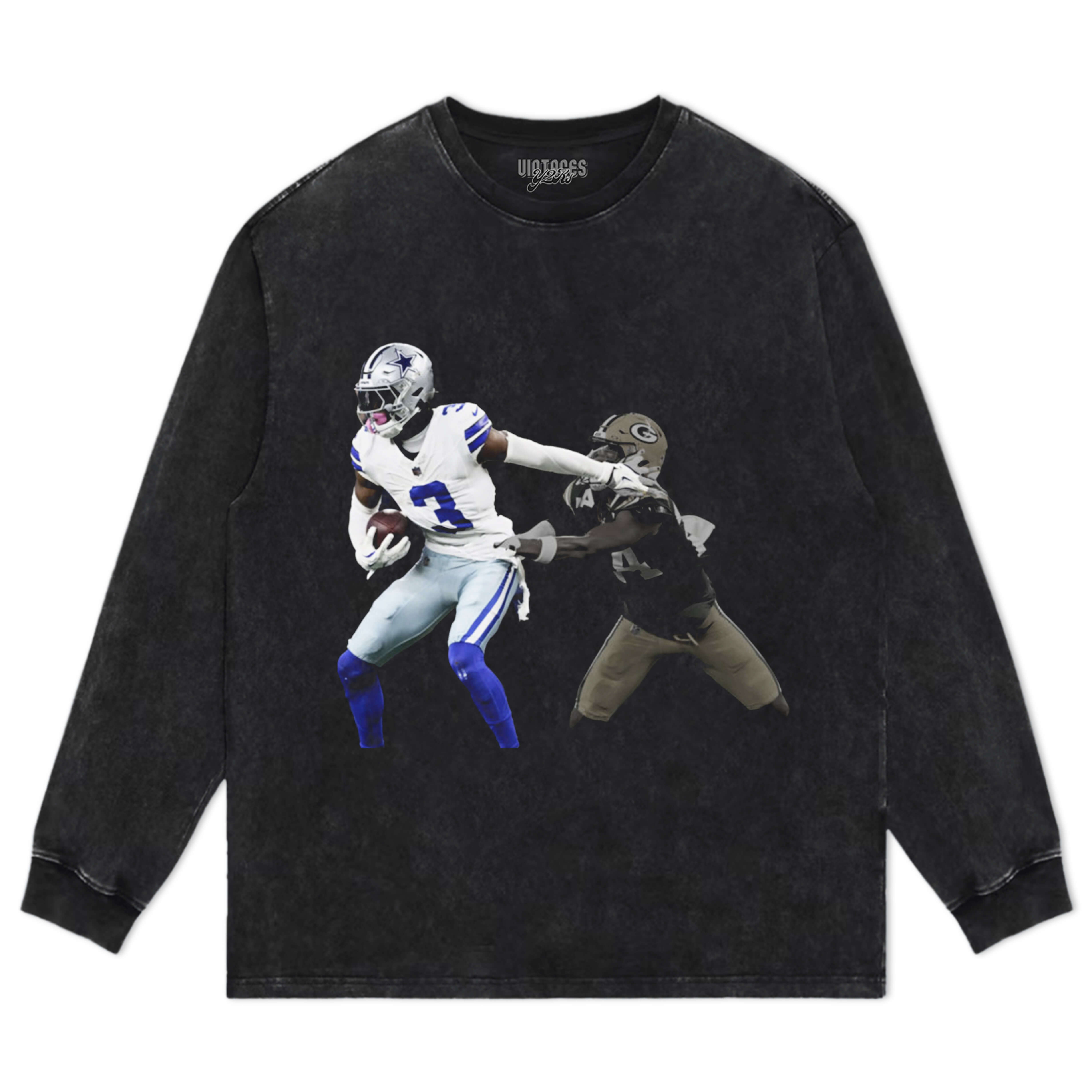 DALLAS COWBOY GEORGE PICKENS GRAPHIC VINTAGE TEE & LS & HOODIE