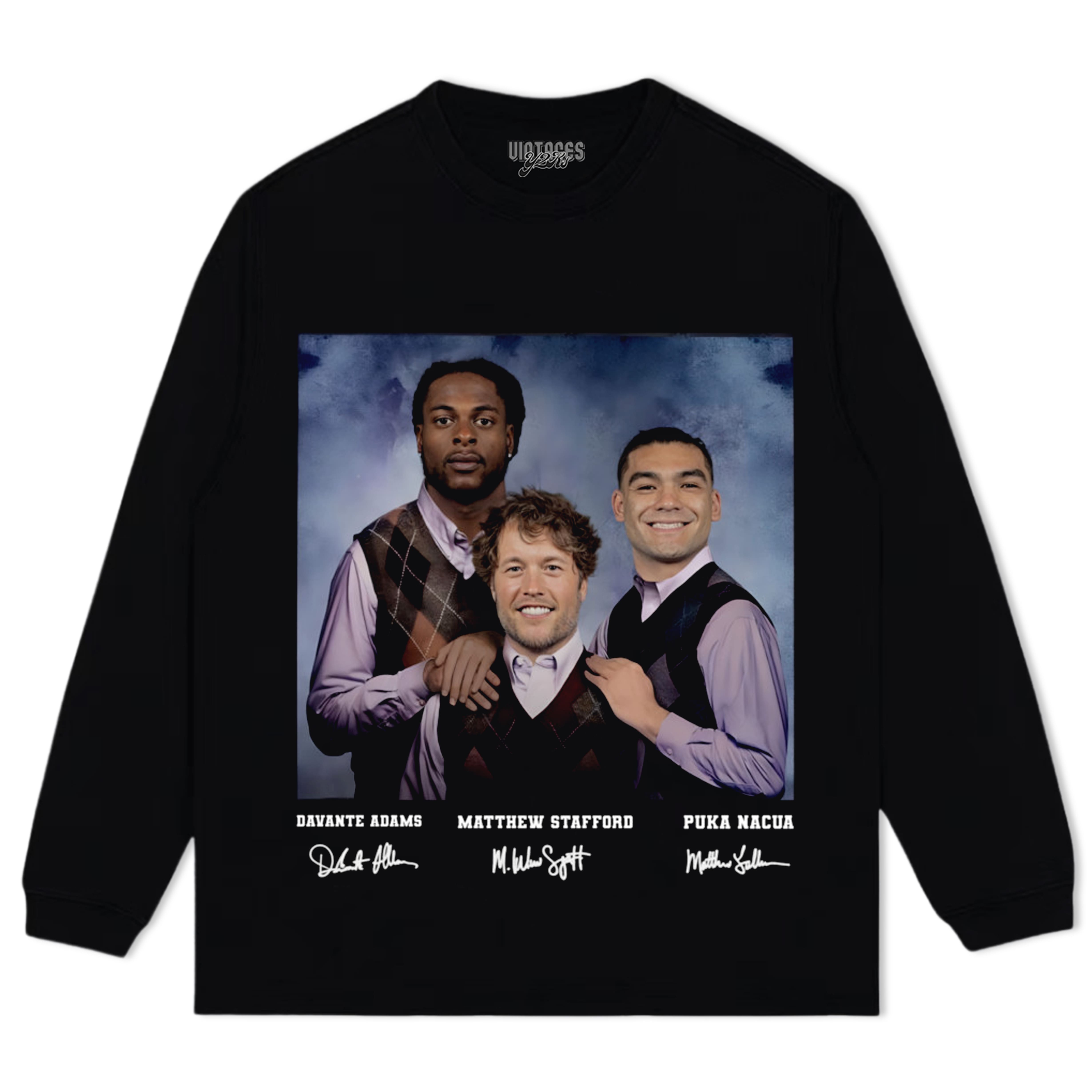 DAVANTE ADAMS PUKA NACUA MATTHEW STAFFORD RAMS FOOTBALL STEP BROTHERS TEE & LS & HOODIE