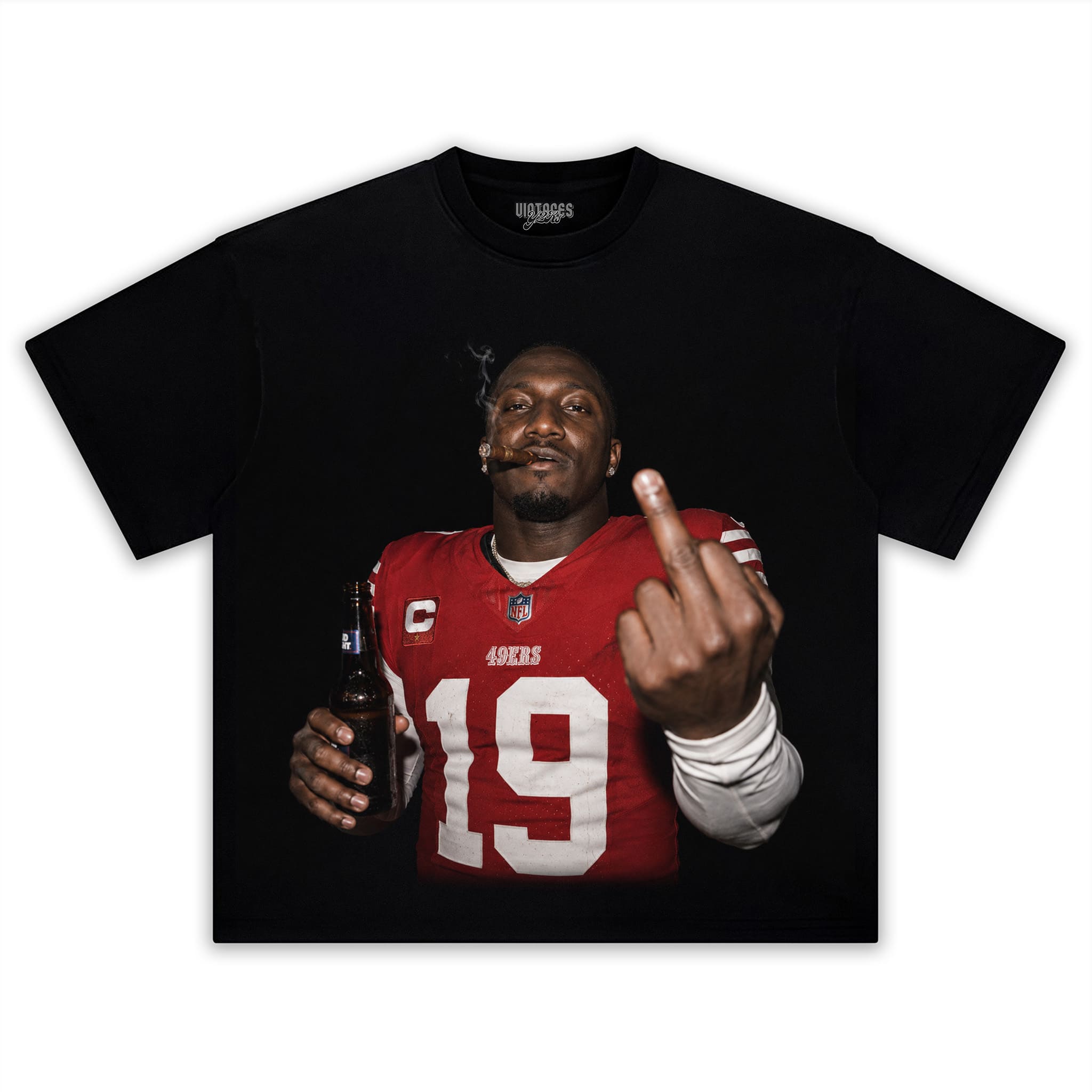 DEEBO SAMUEL - MIDDLE FINGER TANK TOP & TEE & LONG SLEEVE & LAYERED LS & HOODIE