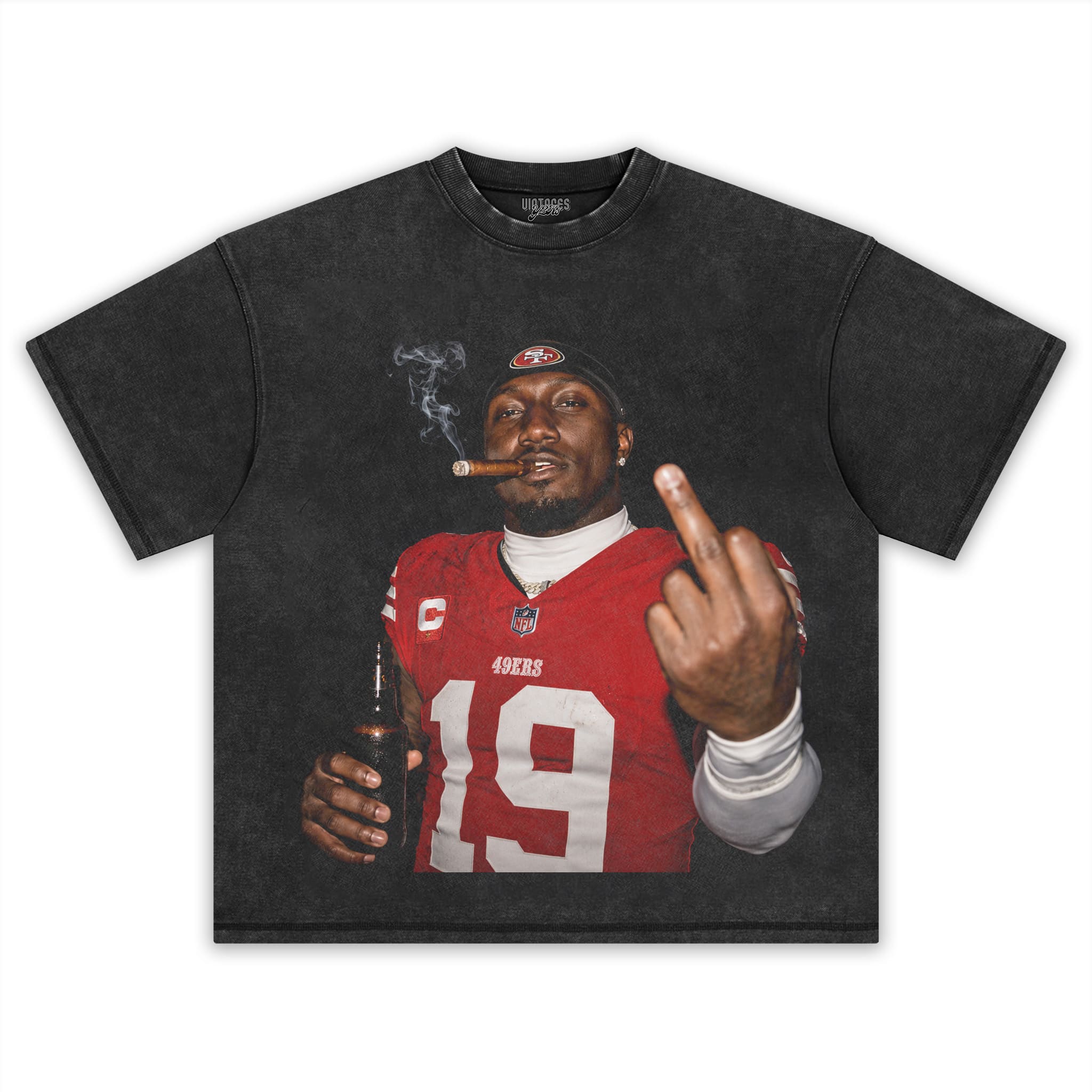 DEEBO SAMUEL - MIDDLE FINGER V2 TANK TOP & TEE & LONG SLEEVE & LAYERED LS & HOODIE