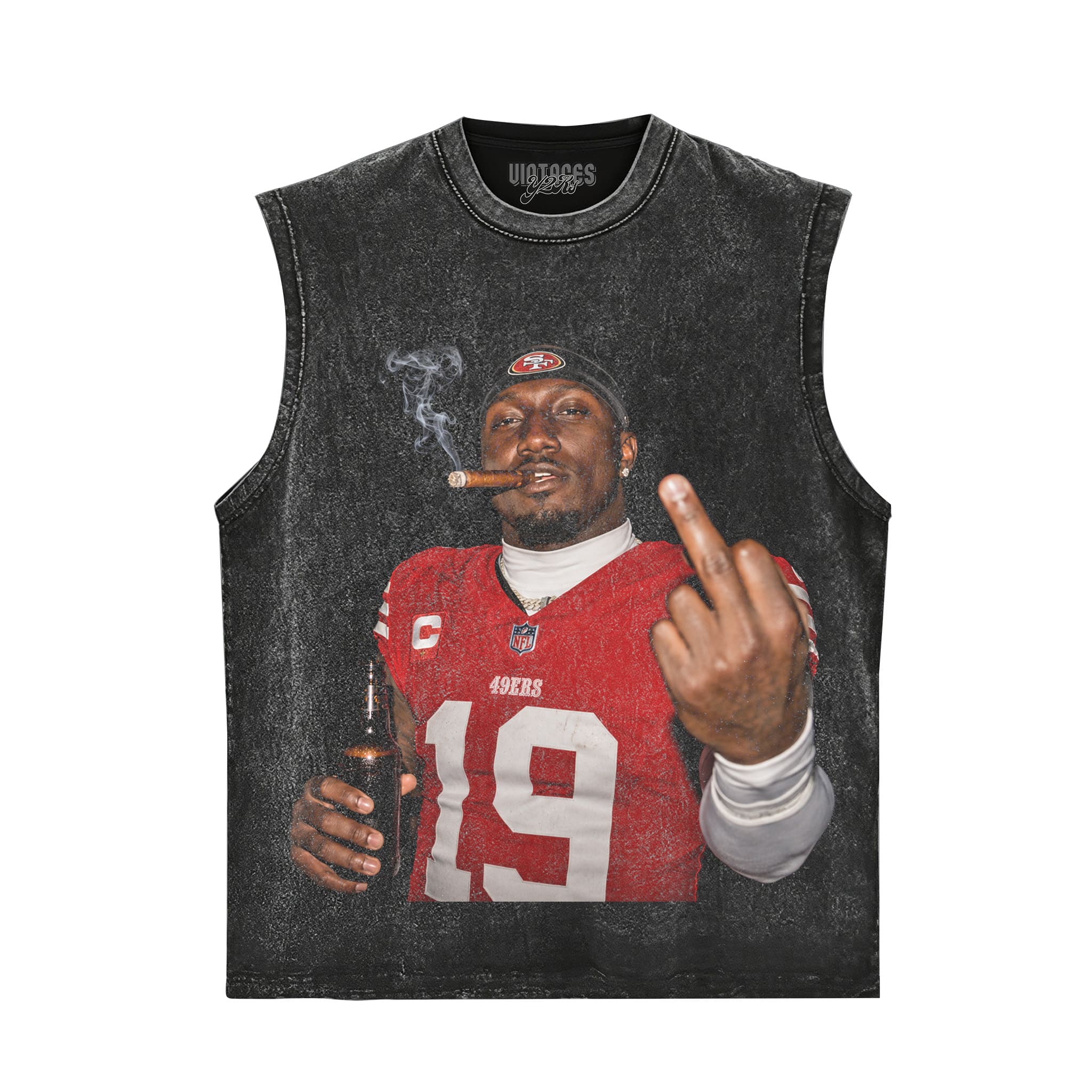 DEEBO SAMUEL - MIDDLE FINGER V2 TANK TOP & TEE & LONG SLEEVE & LAYERED LS & HOODIE