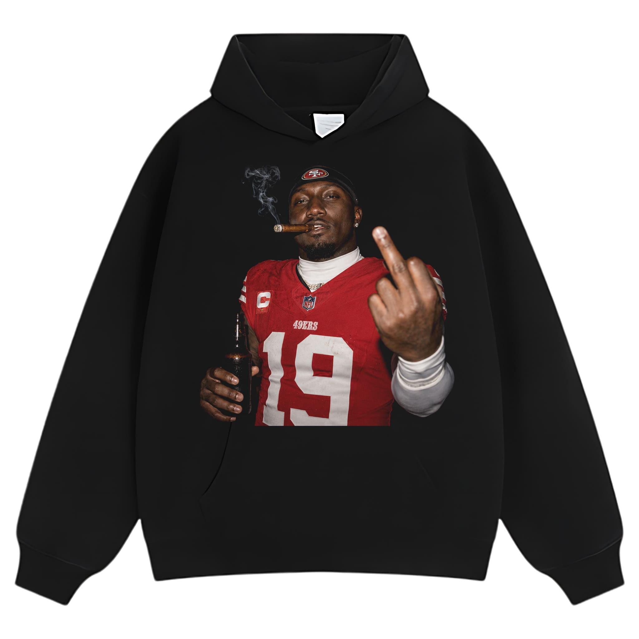 DEEBO SAMUEL - MIDDLE FINGER V2 TANK TOP & TEE & LONG SLEEVE & LAYERED LS & HOODIE