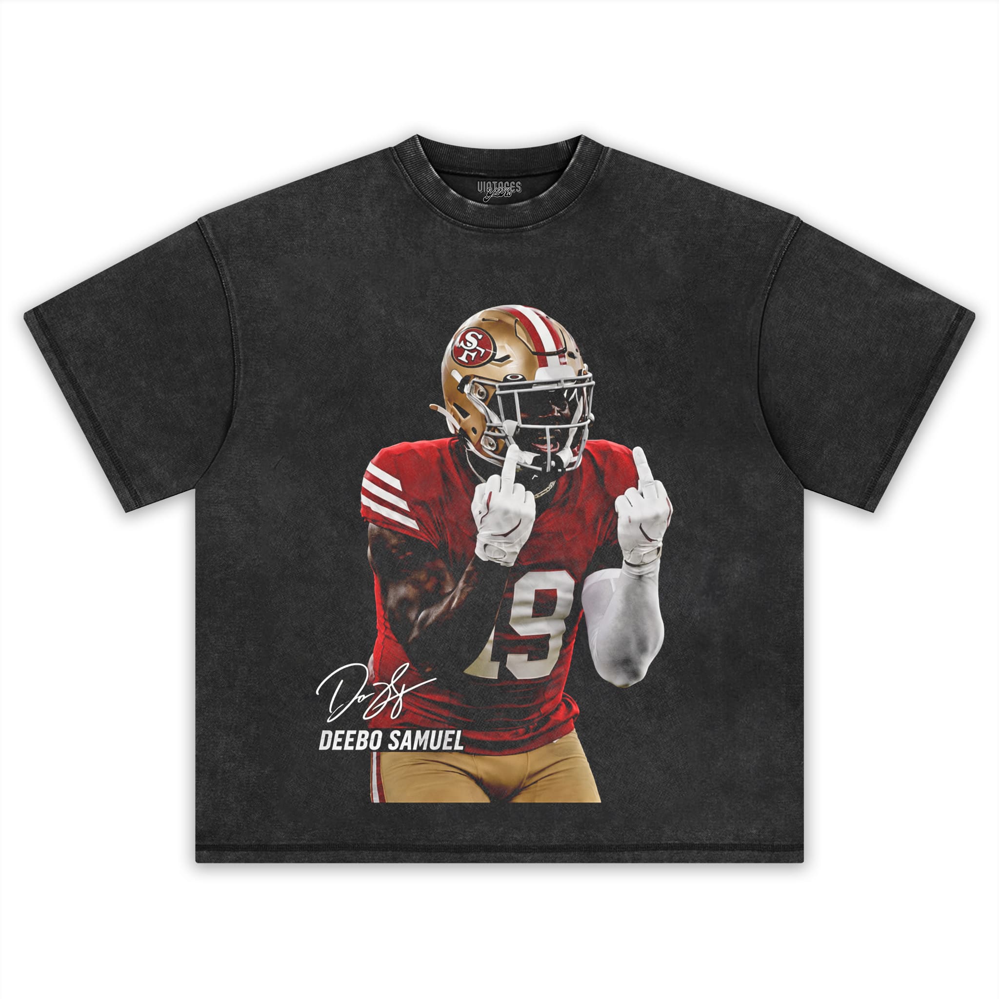 DEEBO SAMUEL - MIDDLE FINGER V3 TANK TOP & TEE & LONG SLEEVE & LAYERED LS & HOODIE